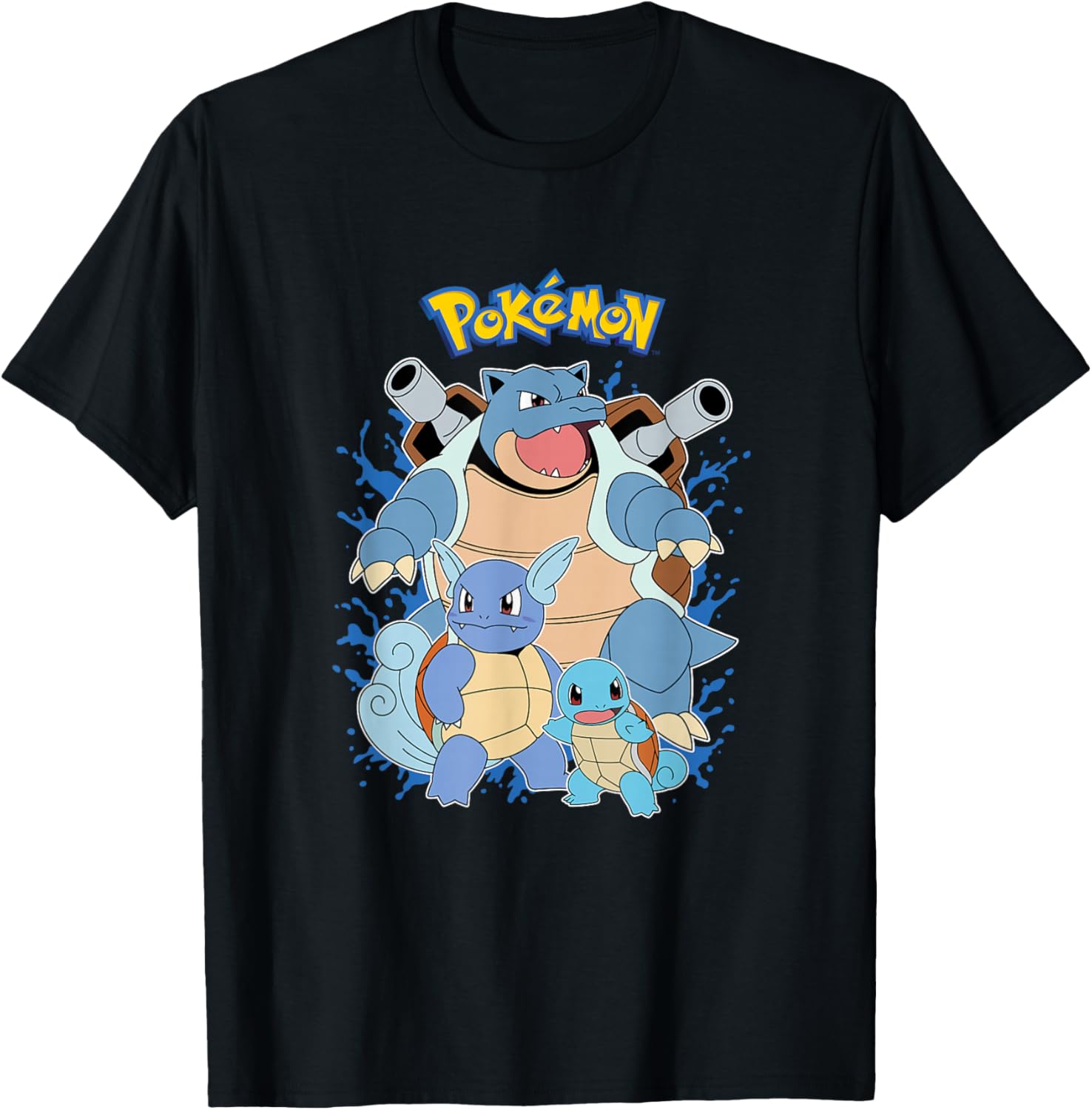Squirtle Evolution T-Shirt for Pokémon Fans - Fun Graphic Tee Design - 5