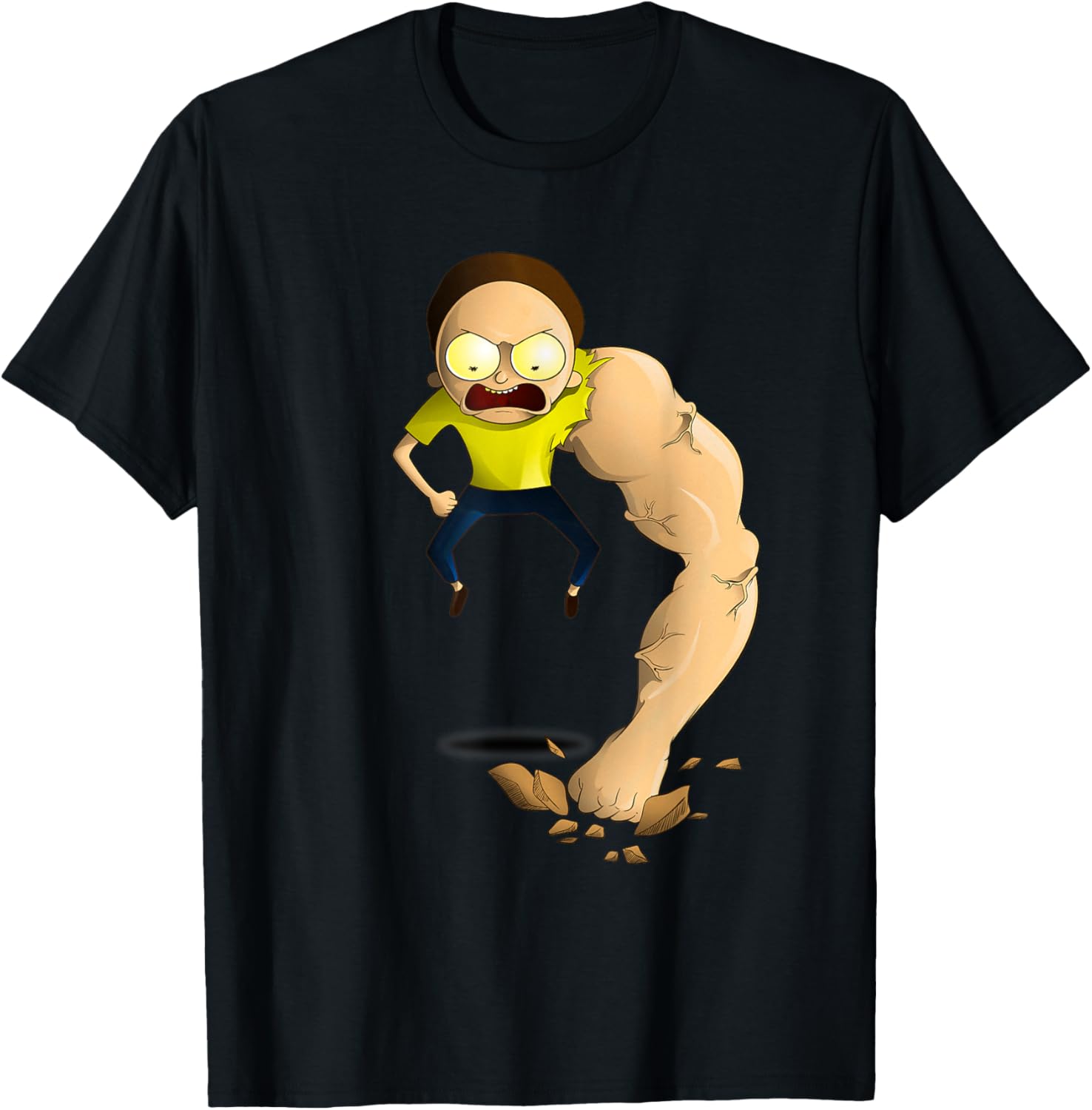 Rick and Morty Armothy Muscle T-Shirt Fun Graphic Tee for Fans - 3