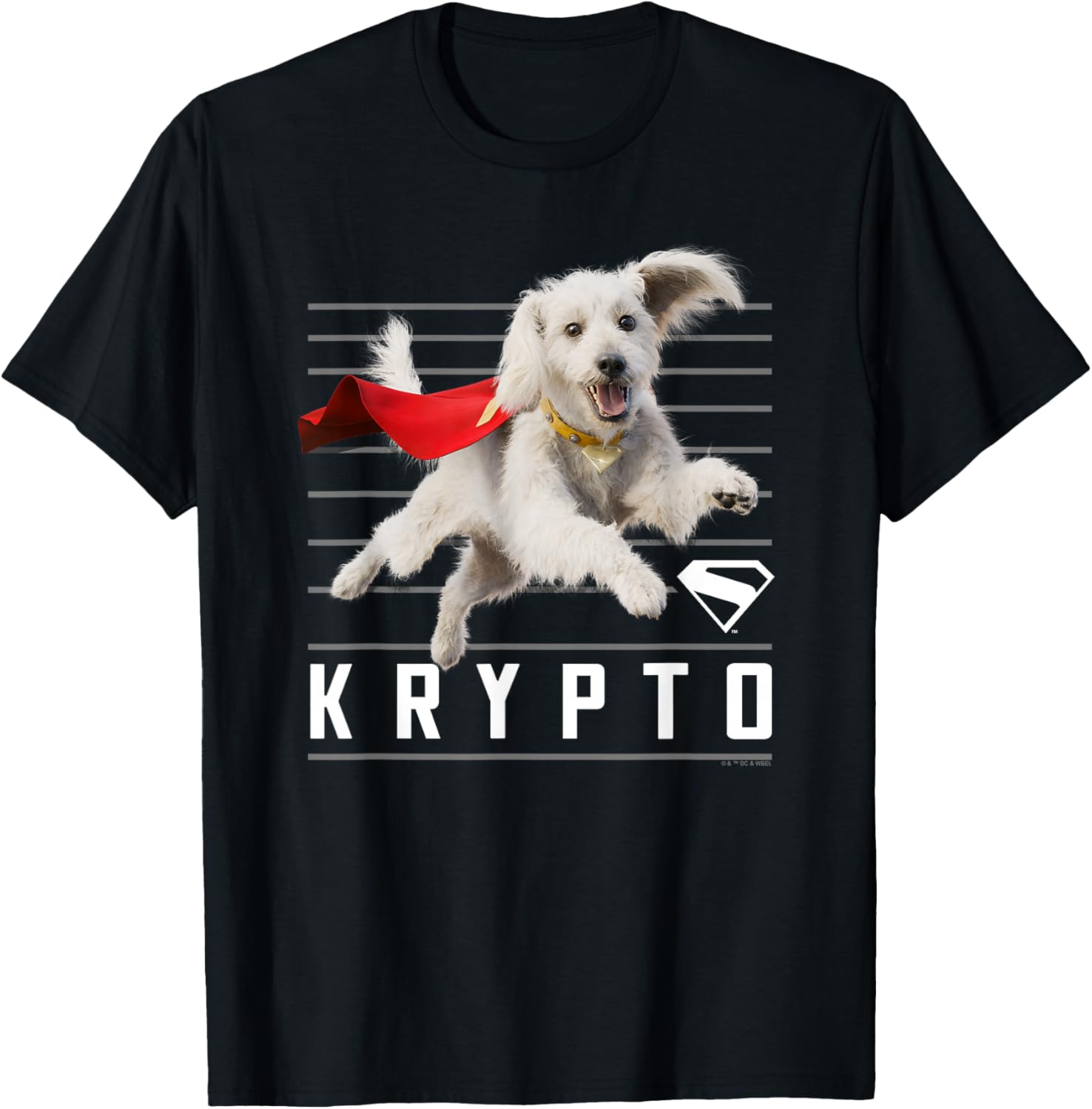 Superman 2025 Movie Krypto Lines Graphic T-Shirt for Fans - 1