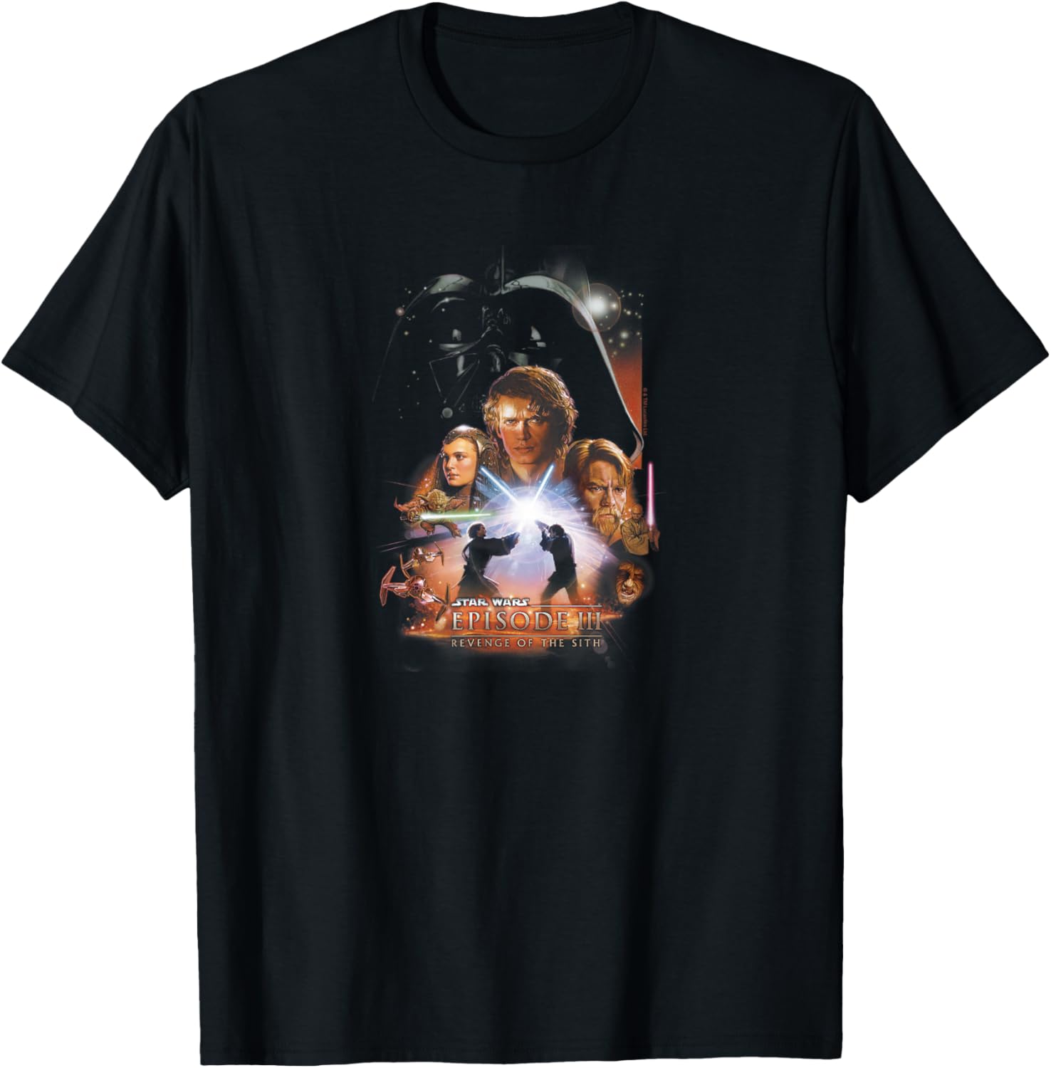 Star Wars Revenge of the Sith Poster T-Shirt for Fans and Collectors - 1
