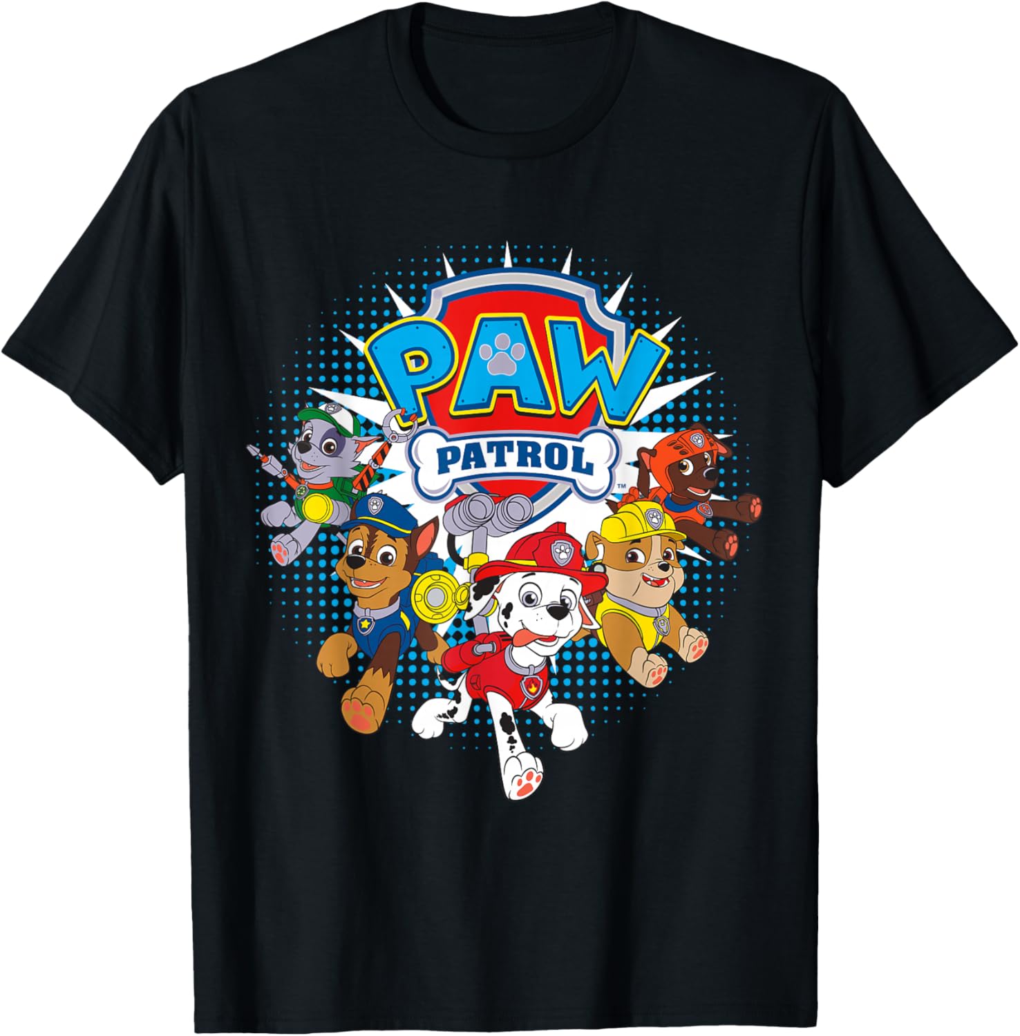 Paw Patrol Team Nickelodeon Kids T-Shirt for Fun Adventures - 5