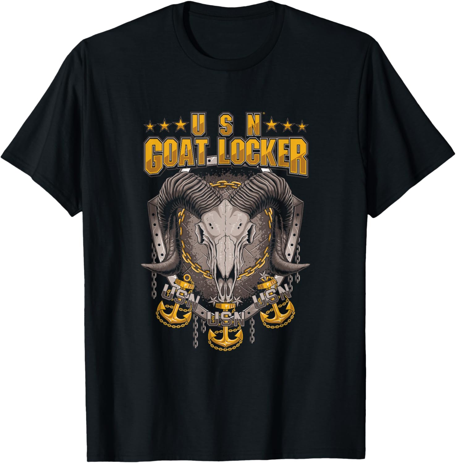 United States Navy Chief Petty Officer Goat Locker T-Shirt for Veterans - 1