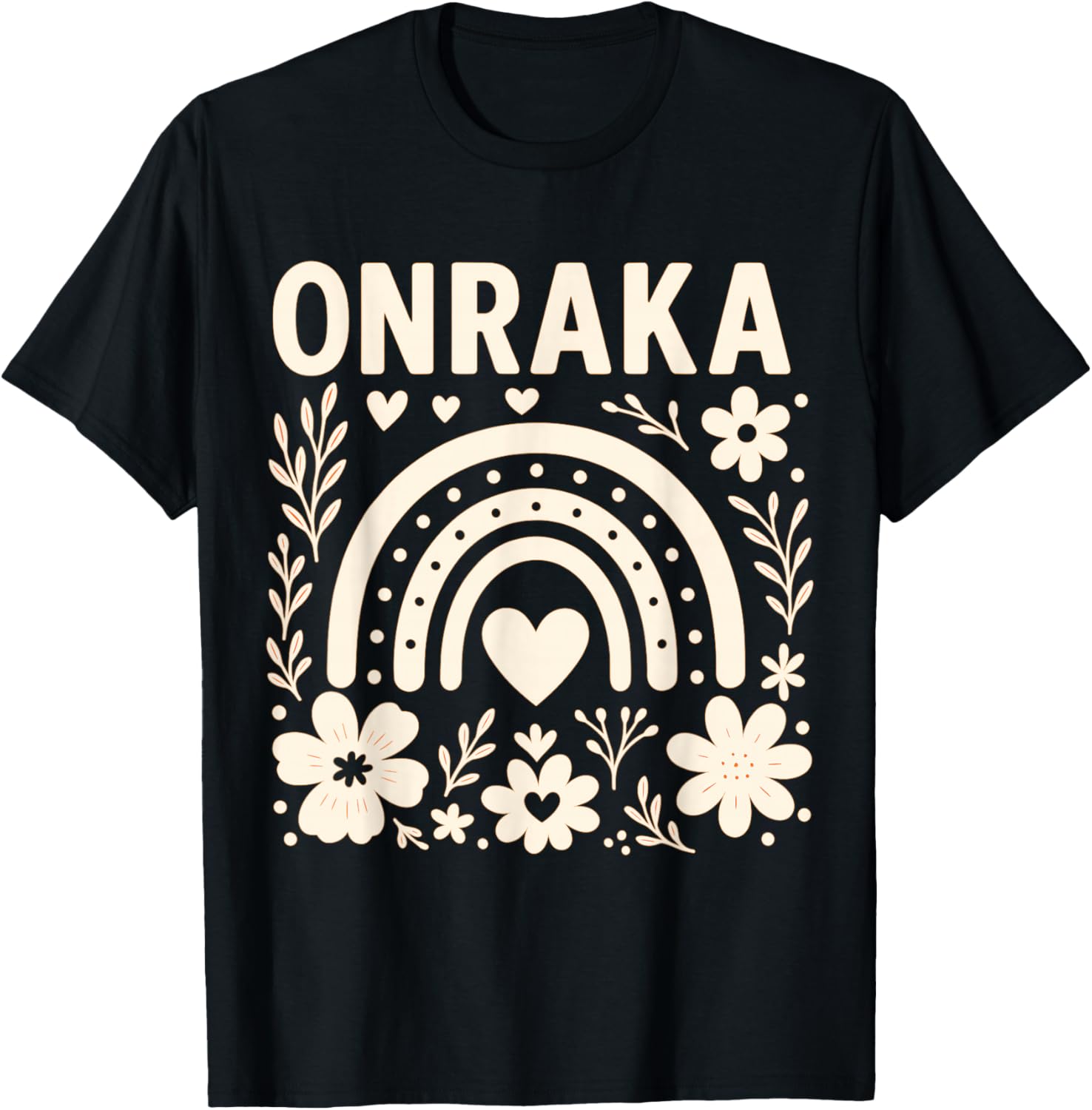 Onraka Bright Orange Rainbow Spirit T-Shirt for Colorful Style Lovers - 1