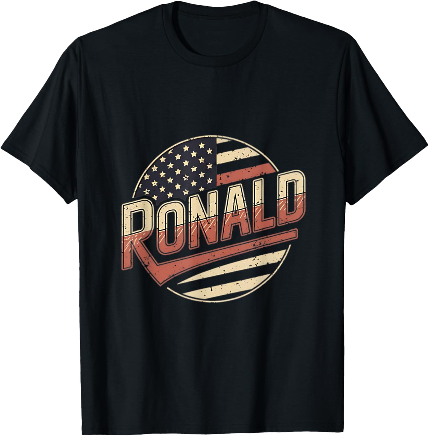 Personalized Ronald Patriot T-Shirt with USA Flag Design for Fans - 16
