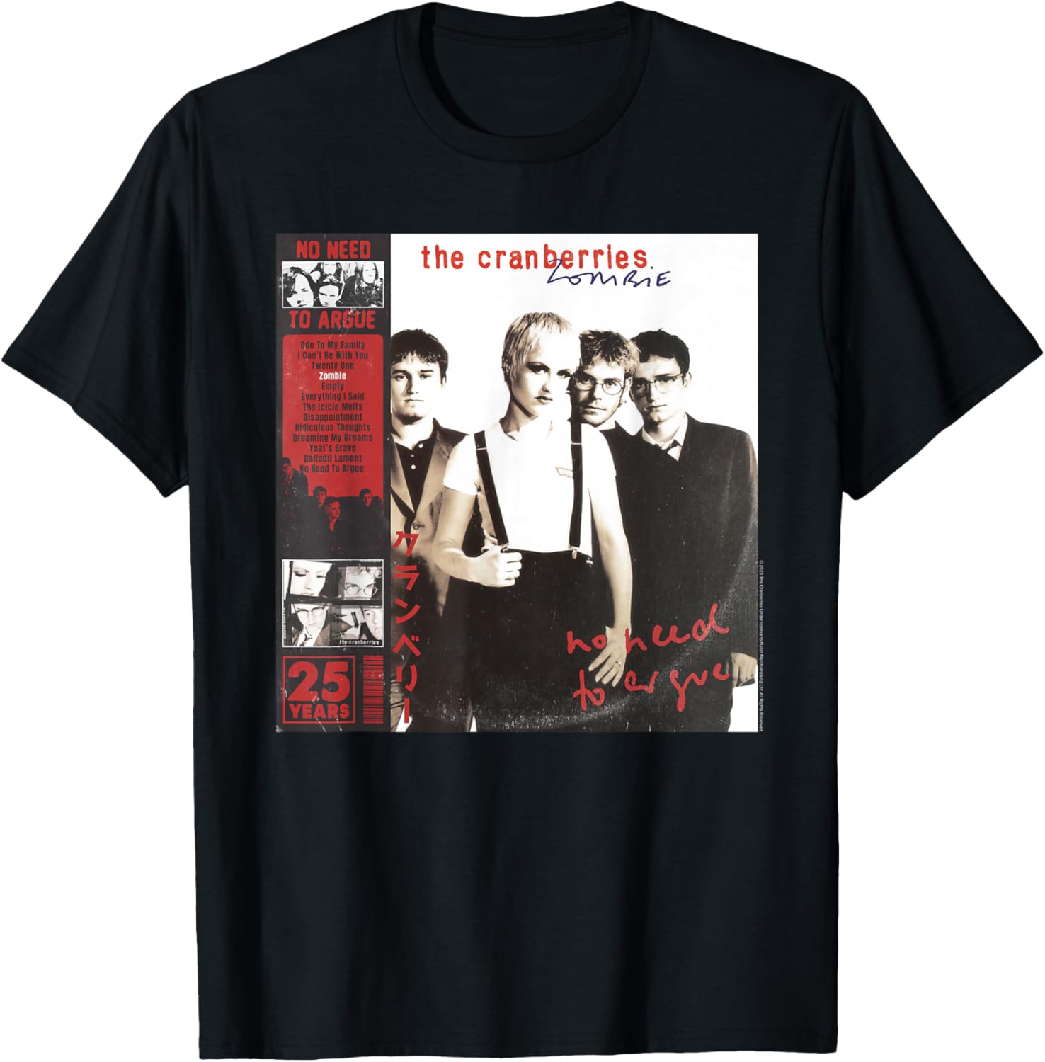 The Cranberries No Need to Argue Vintage Band T-Shirt for Fans - 2