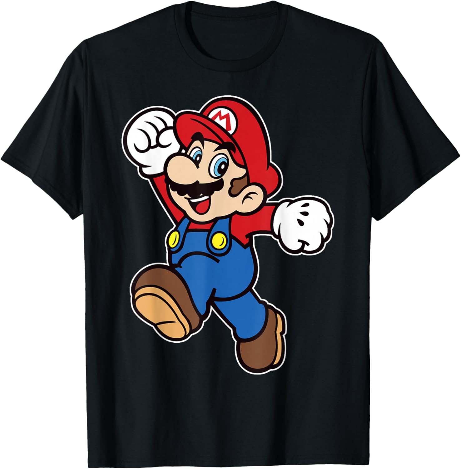 Super Mario Classic Jump Portrait T-Shirt for Gamers and Fans - 8