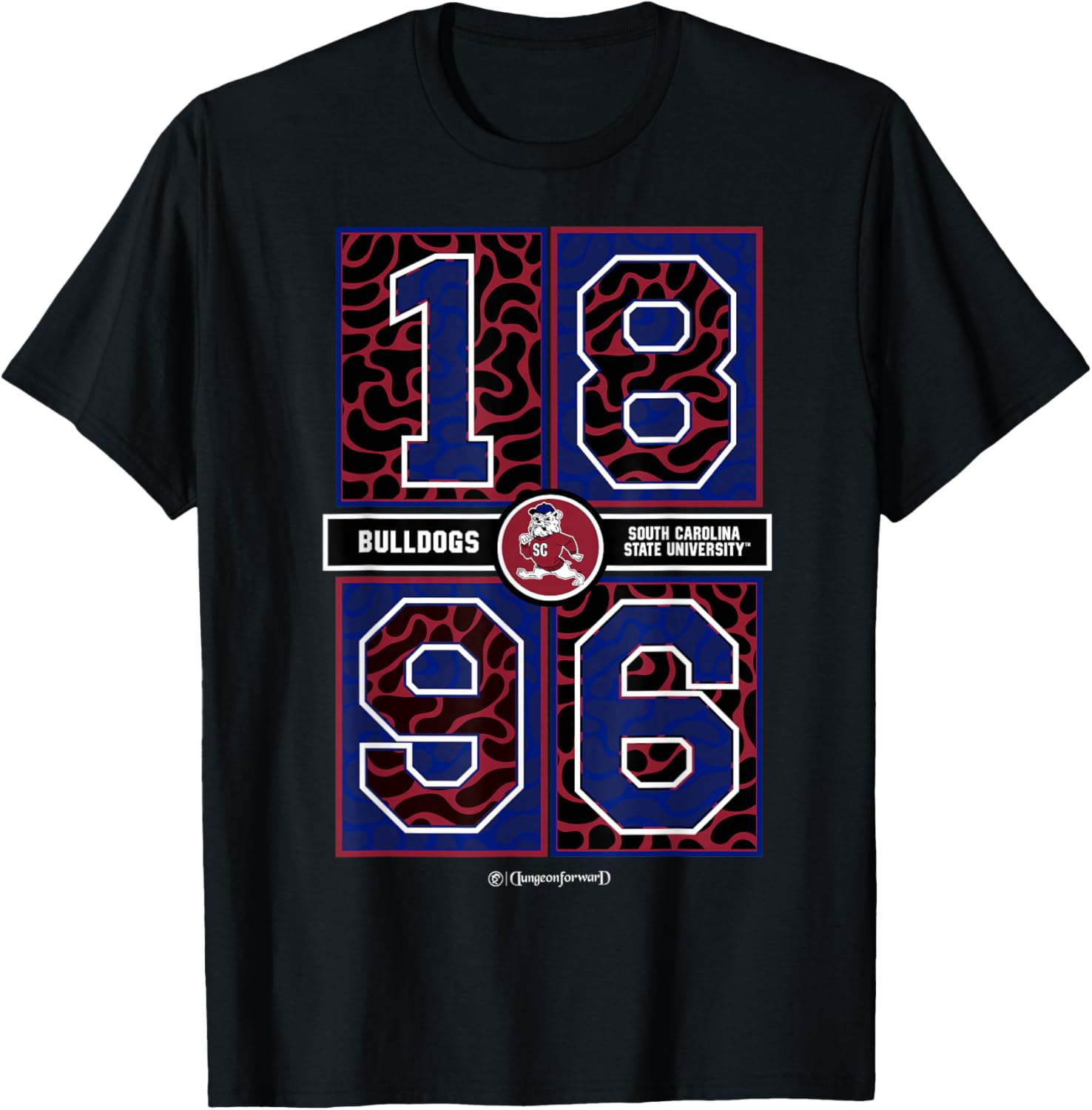 South Carolina State University Bulldogs Concrete Date T-Shirt for Fans - 7