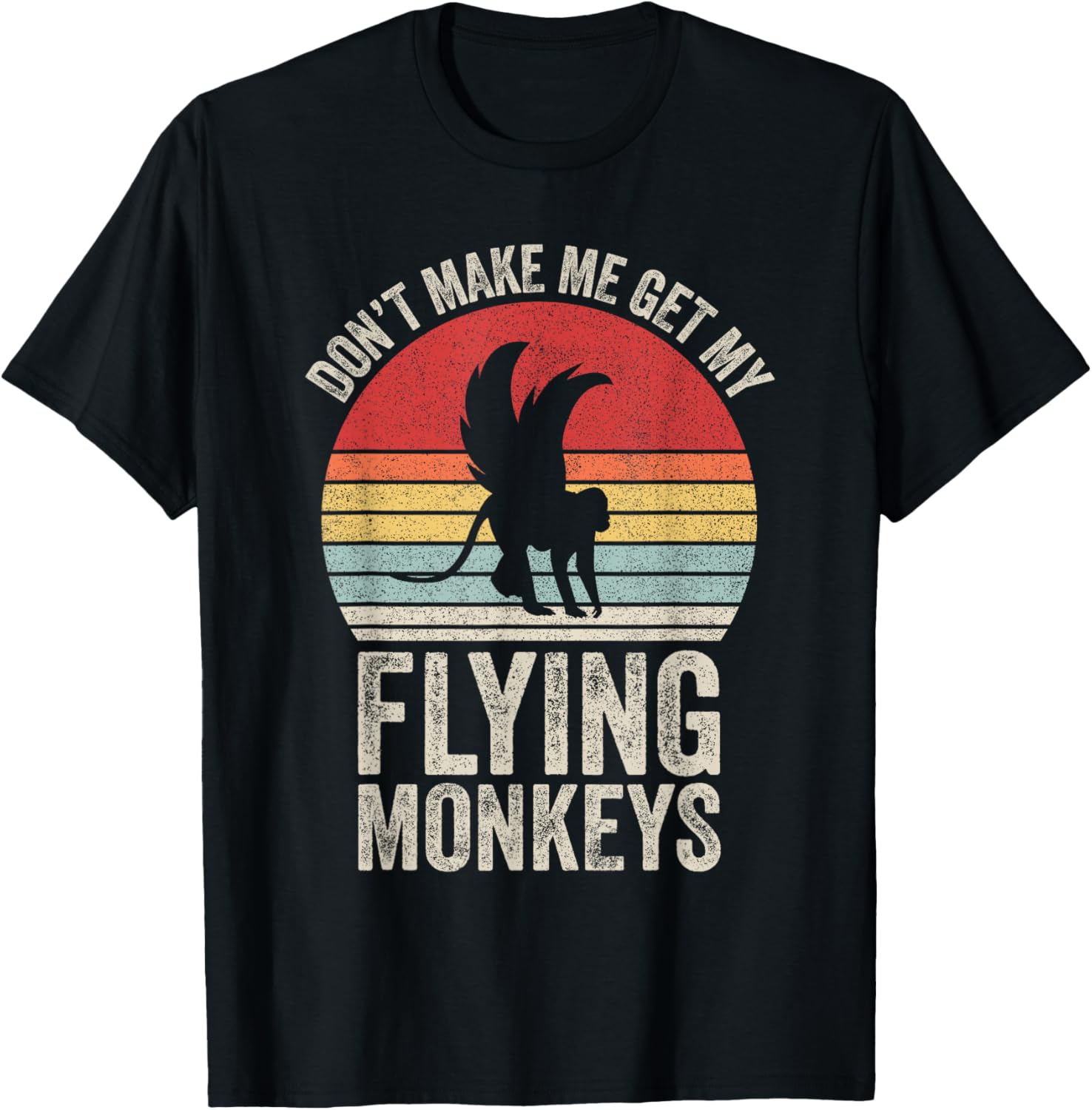 Vintage Retro Flying Monkeys T-Shirt for Fun Lovers and Gift Ideas - 20