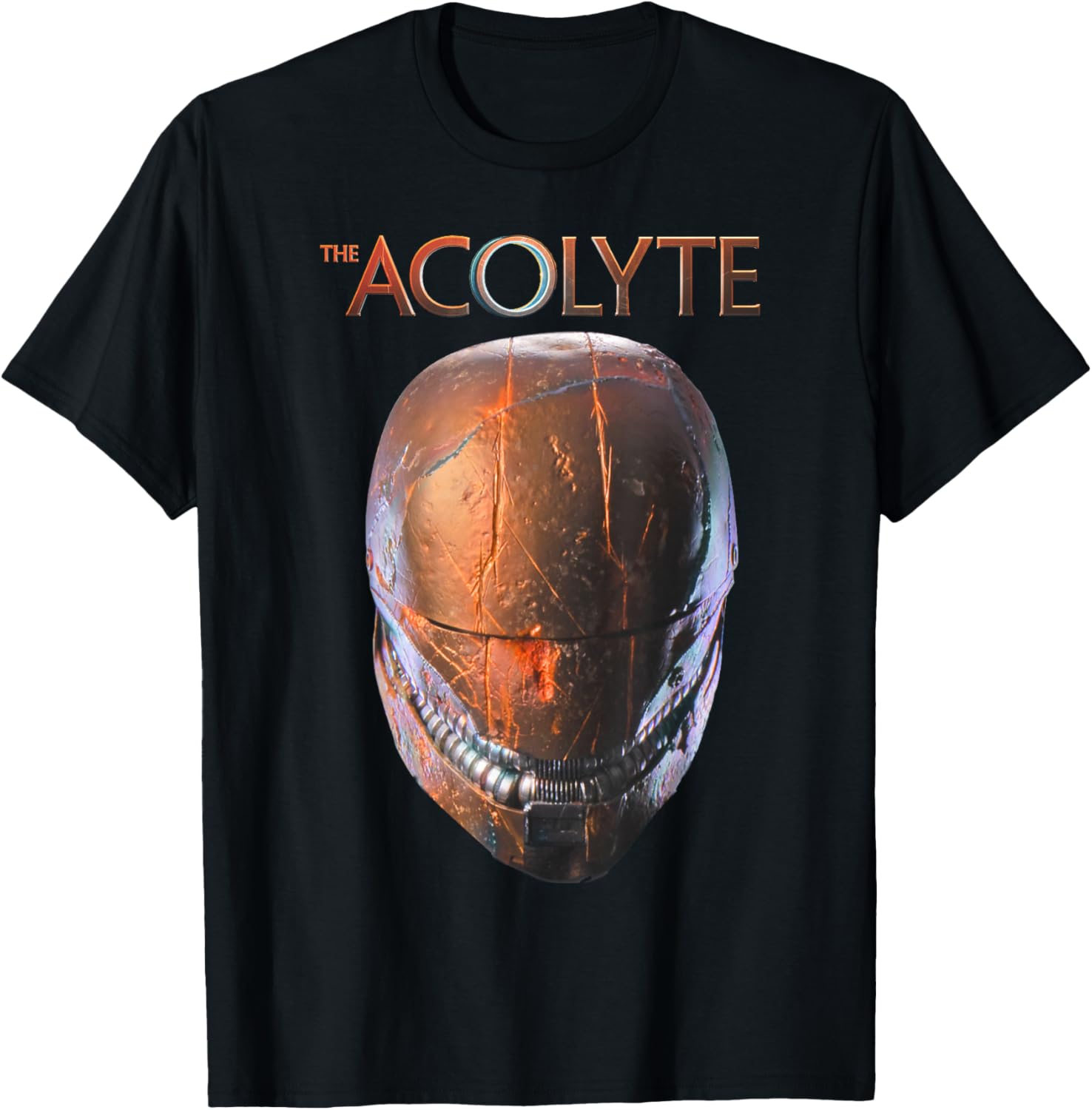 Star Wars The Acolyte Sith Lord Helmet Vintage T-Shirt for Fans - 1