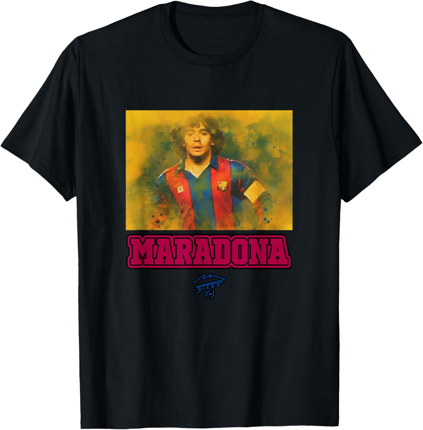 Stylish Maradona Barcelona T-Shirt for Football Fans and Casual Wear - 1