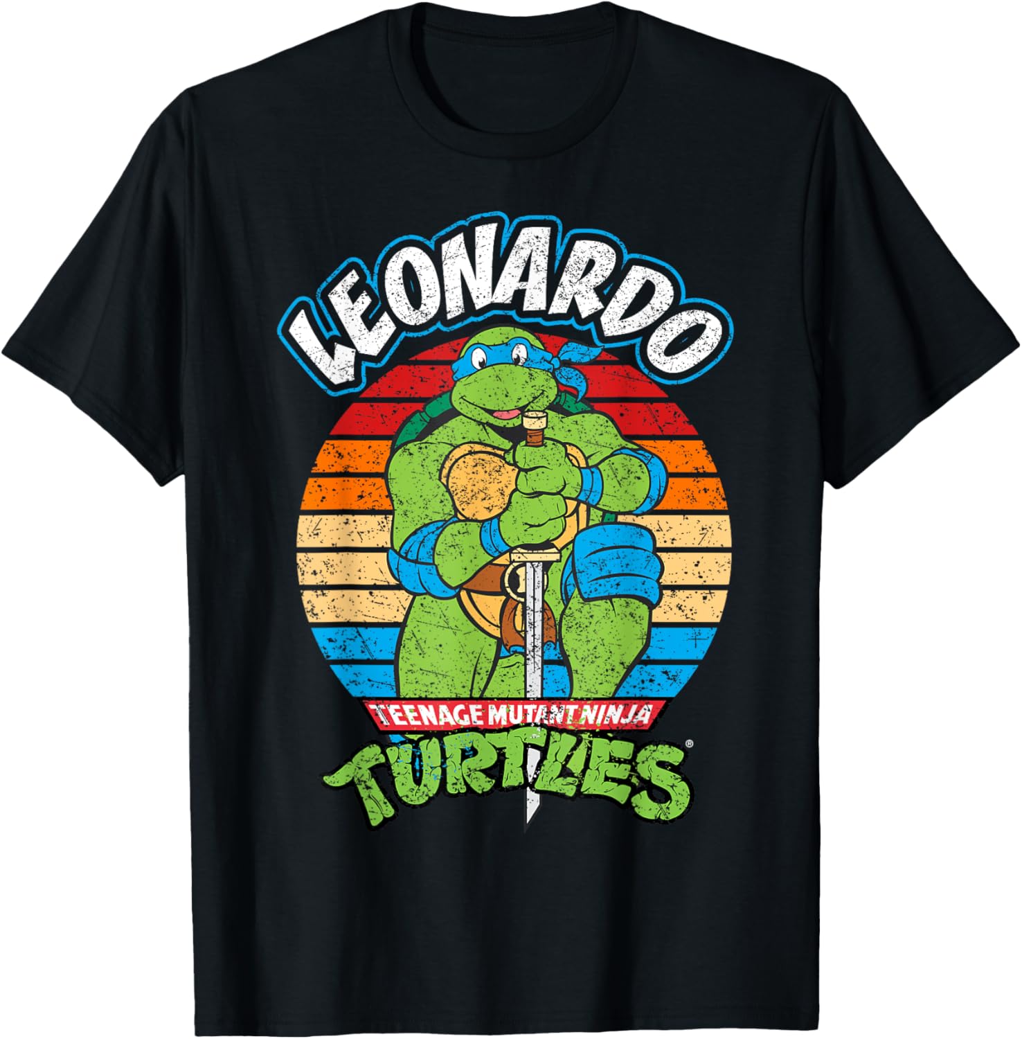 Teenage Mutant Ninja Turtles Leonardo Action T-Shirt for Fans - 17