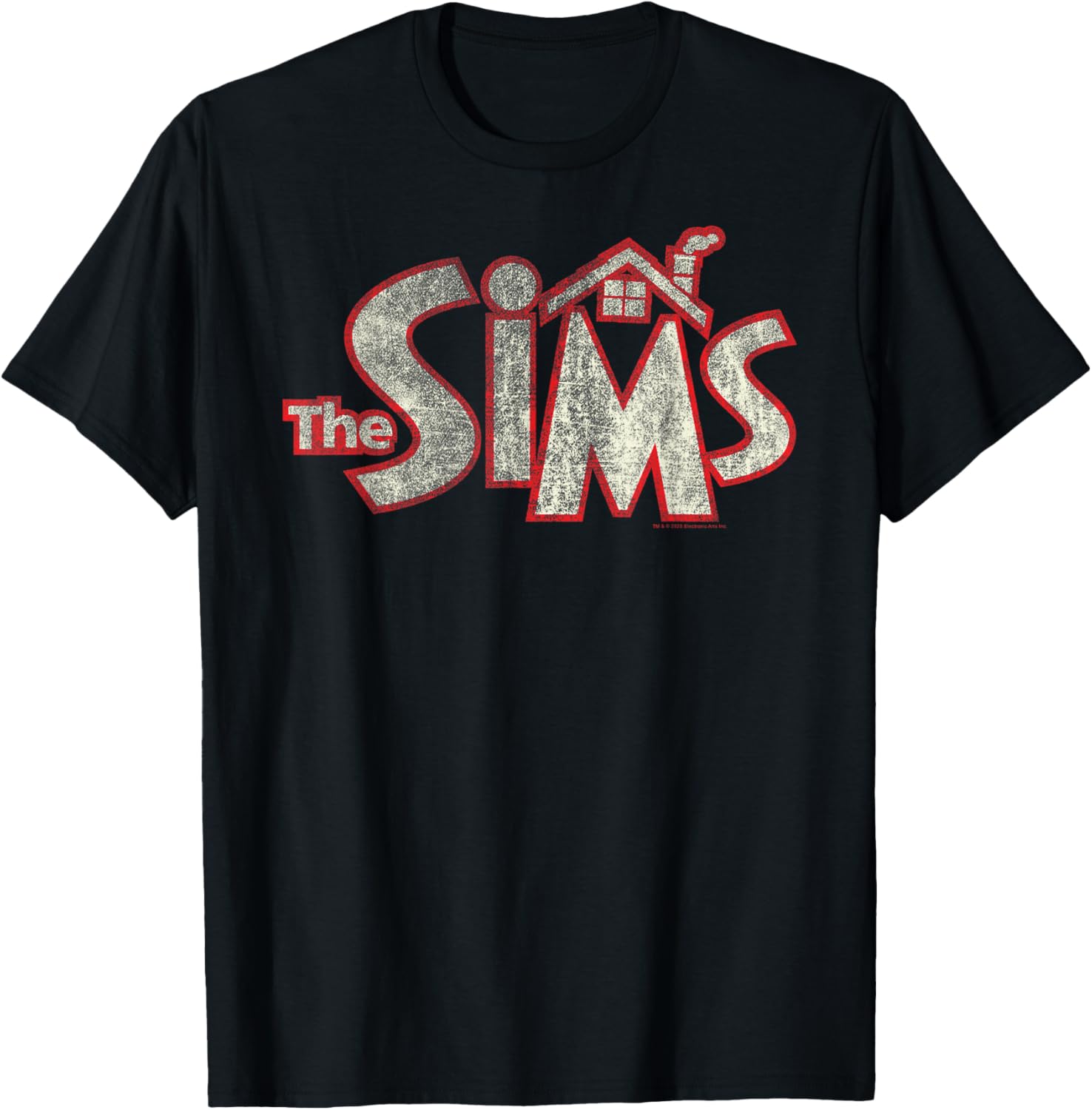 Vintage Distressed The Sims Logo T-Shirt for Gamers and Fans - 2