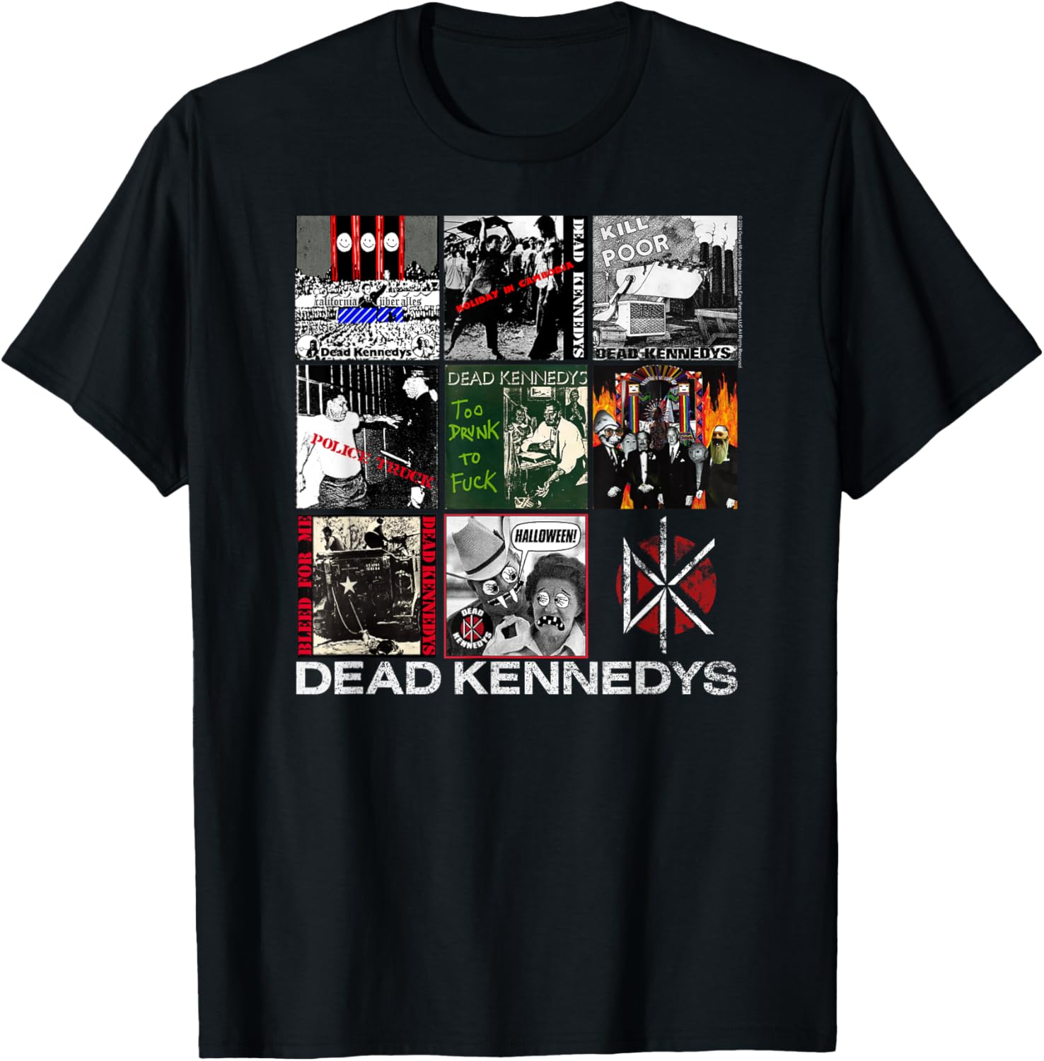 Vintage Dead Kennedys Singles Cover Punk Band T-Shirt for Fans - 4