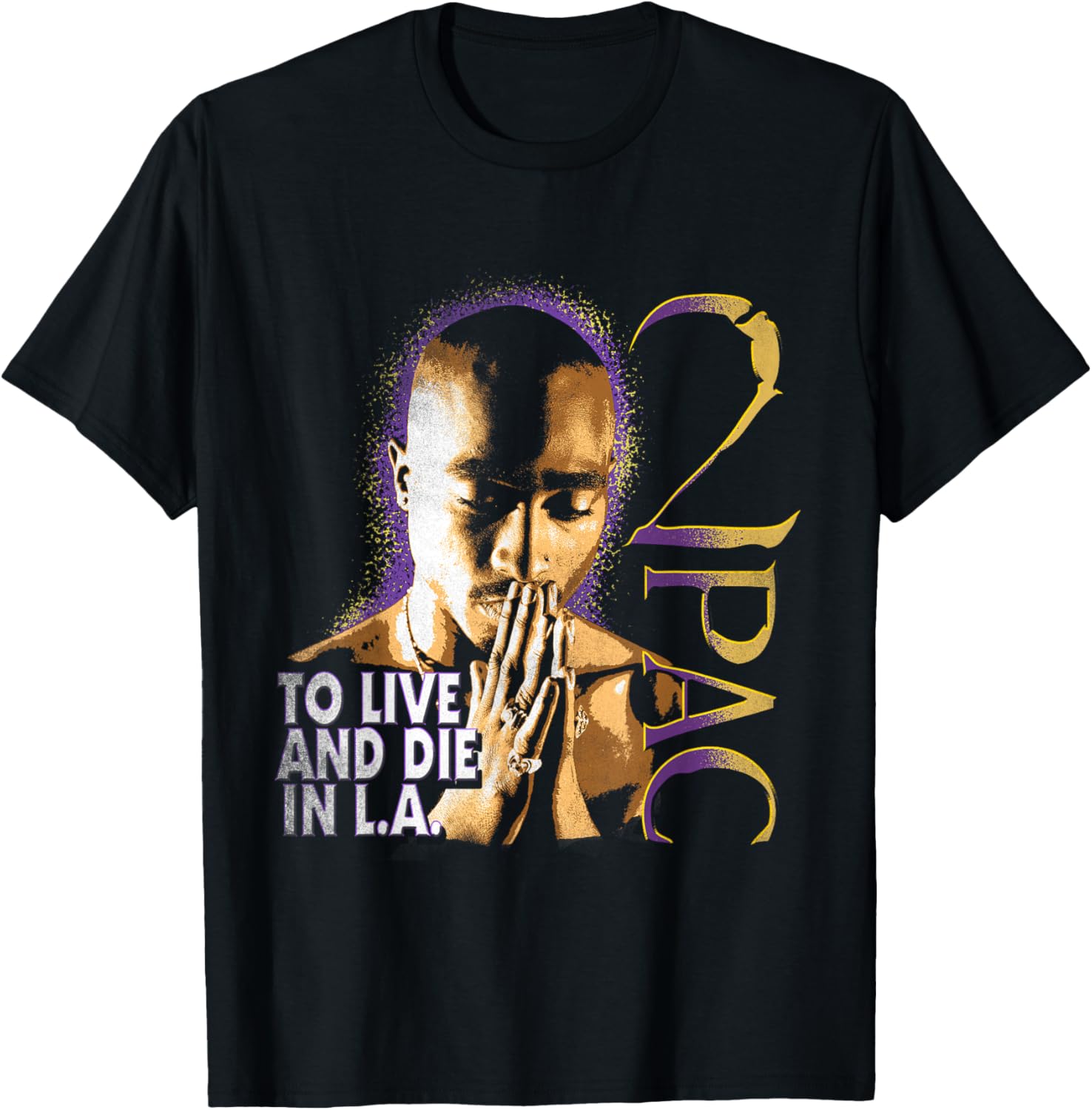 Official Tupac To Live and Die in LA T-Shirt for Fans and Collectors - 1