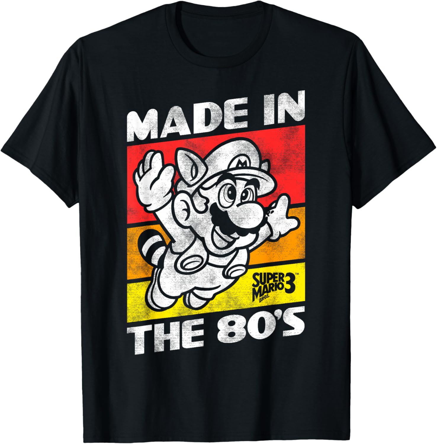 Retro Nintendo Super Mario 3 T-Shirt for 80's Gaming Fans - 5