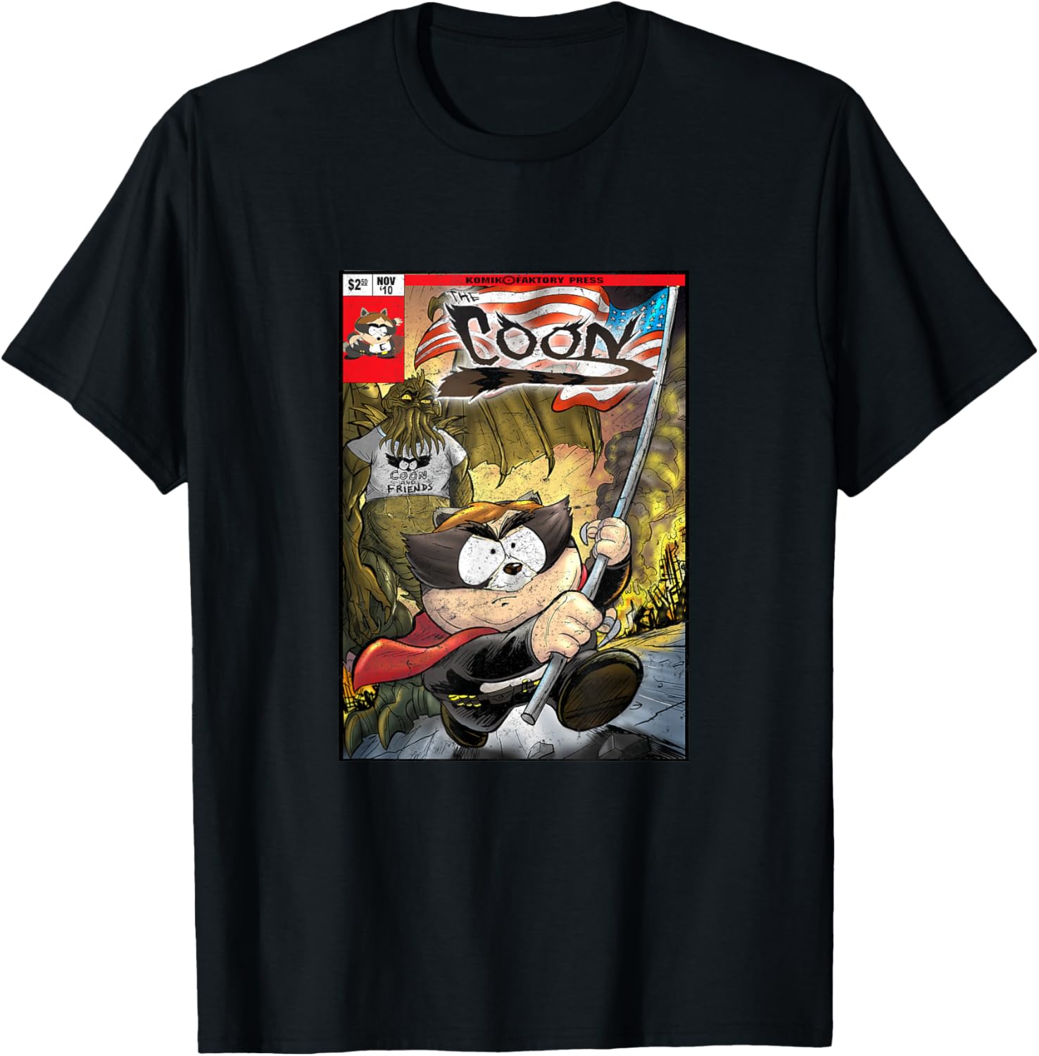 South Park Coon And Friends Comic Cover T-Shirt for Fans and Collectors - 14