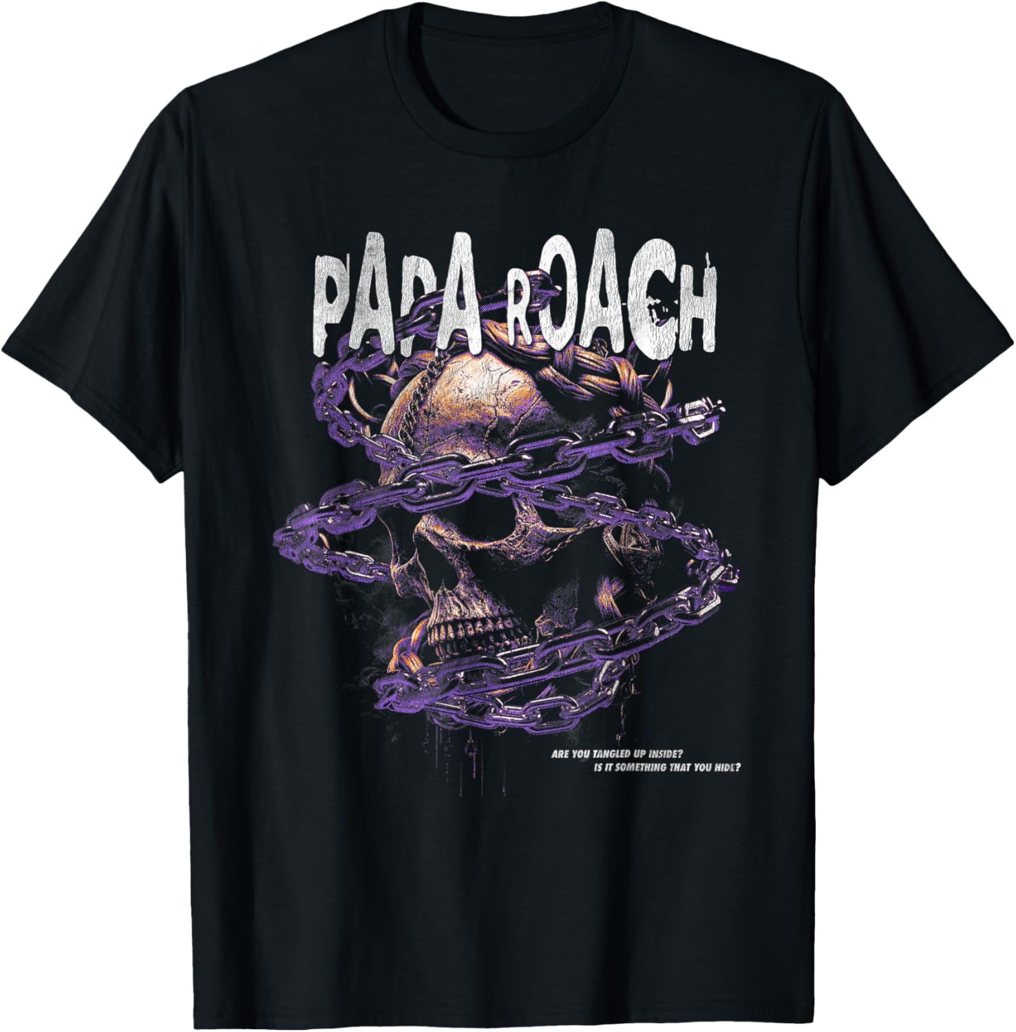 Papa Roach Chains T-Shirt - Official Merchandise for Fans of Music - 1