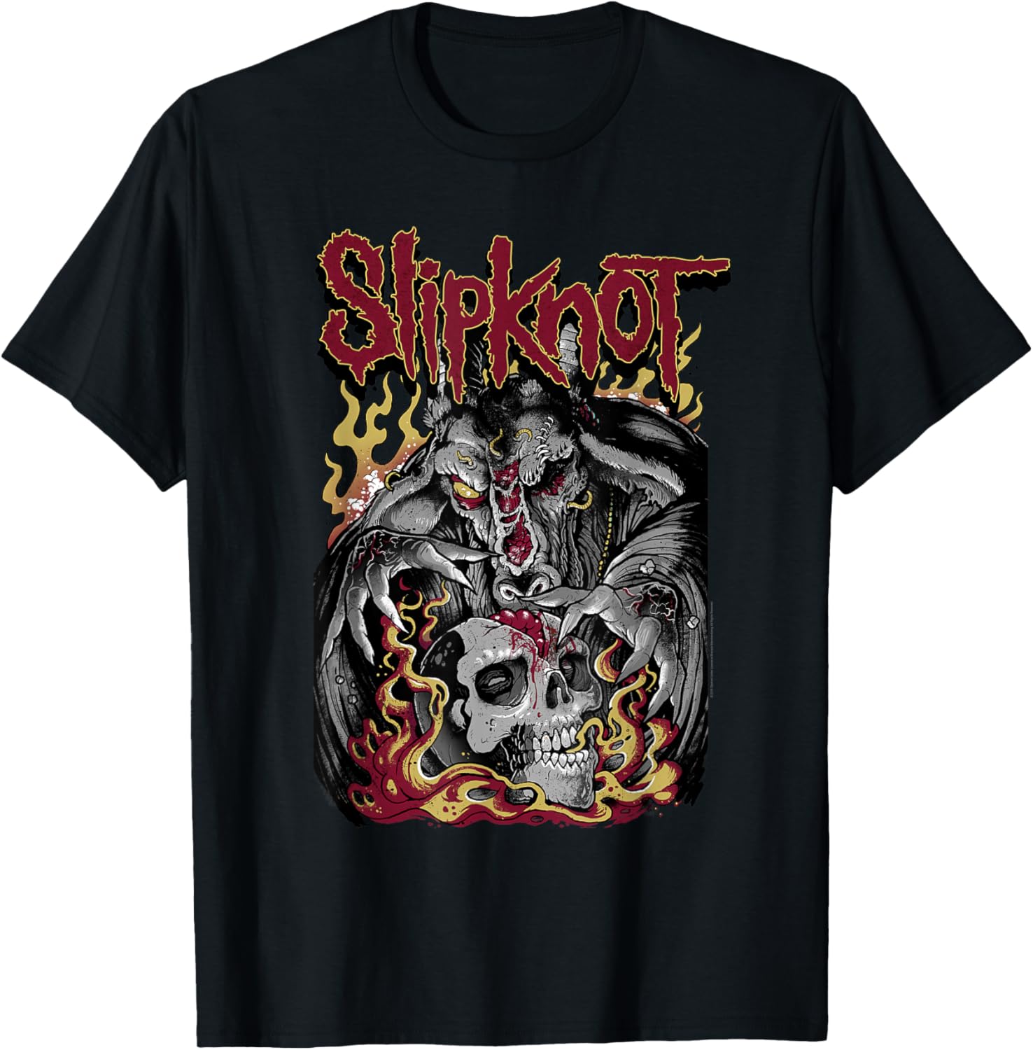 Slipknot Brain Reaper T-Shirt for Fans of Unique Rock Apparel - 5