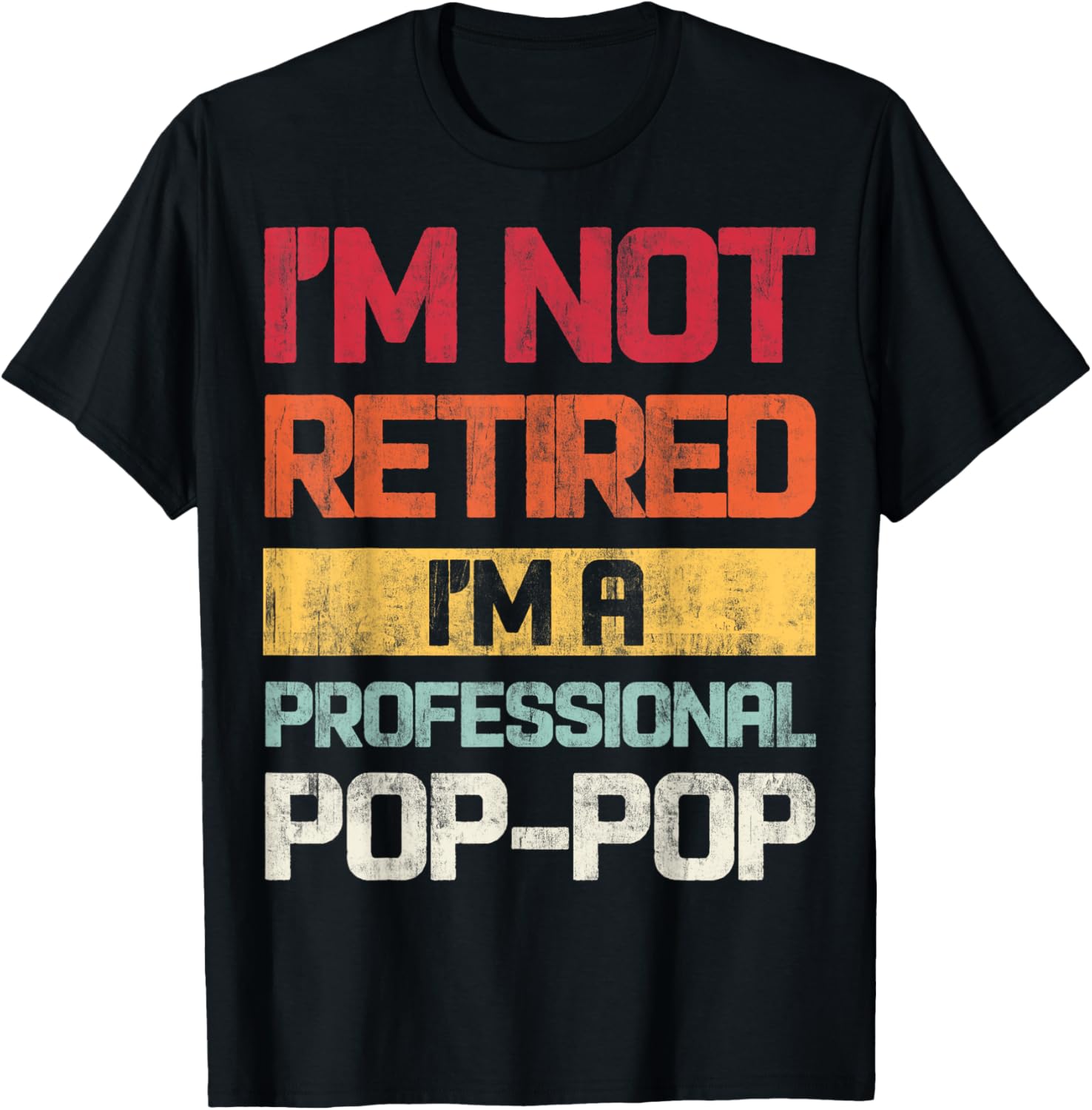 Professional Grandad Retro T-Shirt Fun Gift for Grandpa's Wardrobe - 7