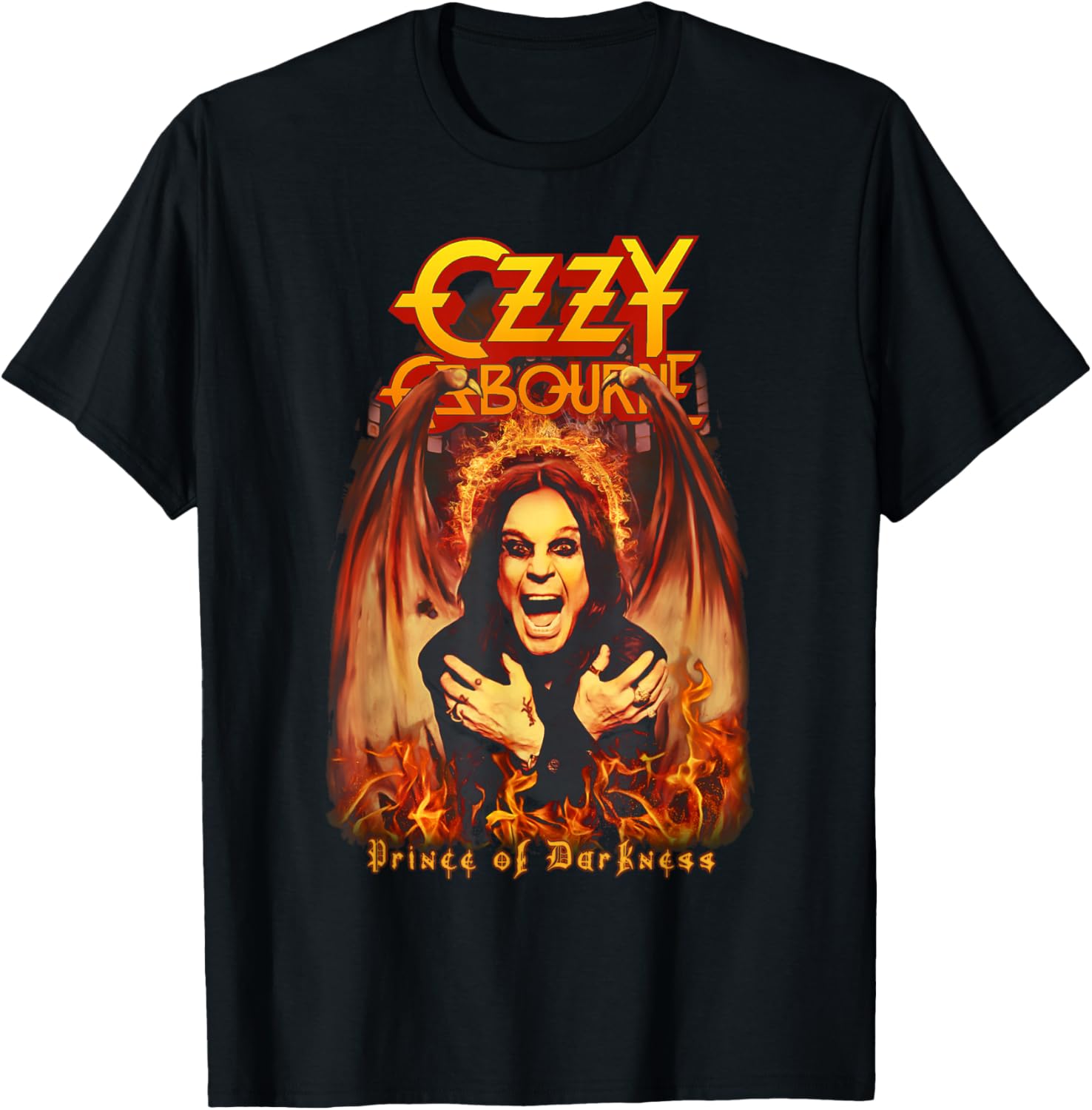 Ozzy Osbourne Demon Wings T-Shirt for Rock Fans and Music Lovers - 1