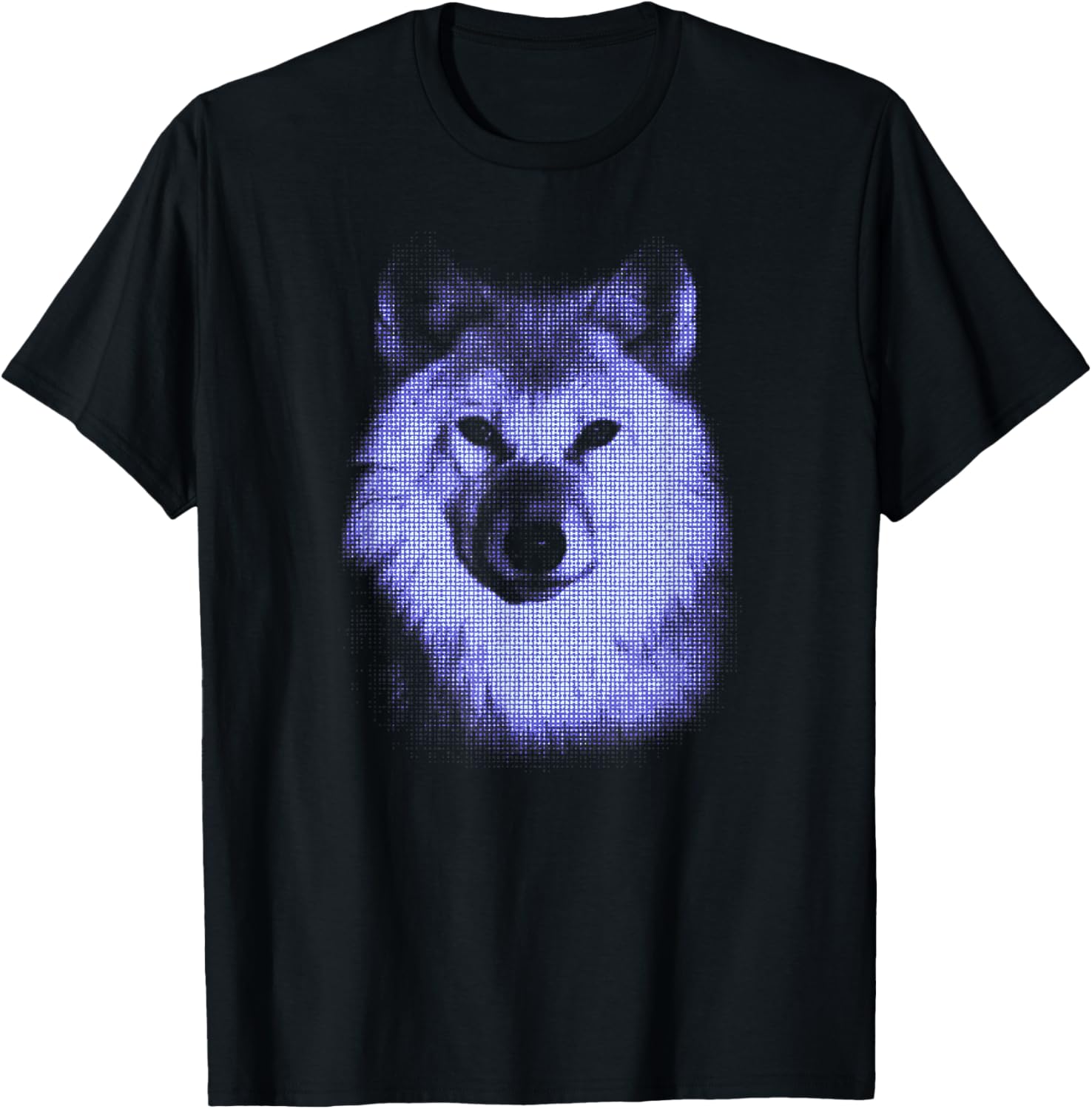 Wolf Eyes Purple T-Shirt for Animal Lovers - Stylish and Comfortable Wear - 1