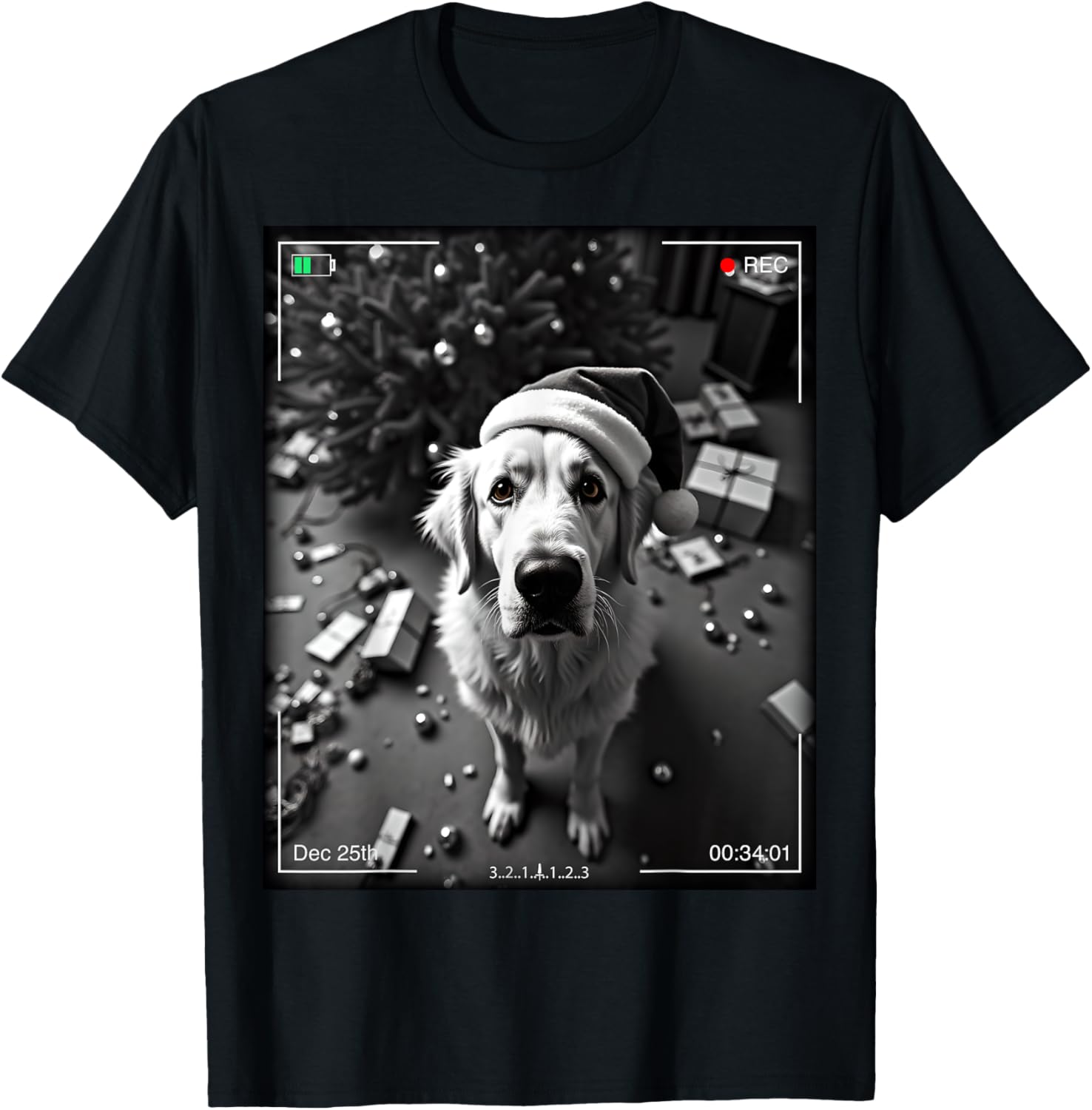 Cute Great Pyrenees Christmas T-Shirt for Dog Lovers and Festive Fun - 3