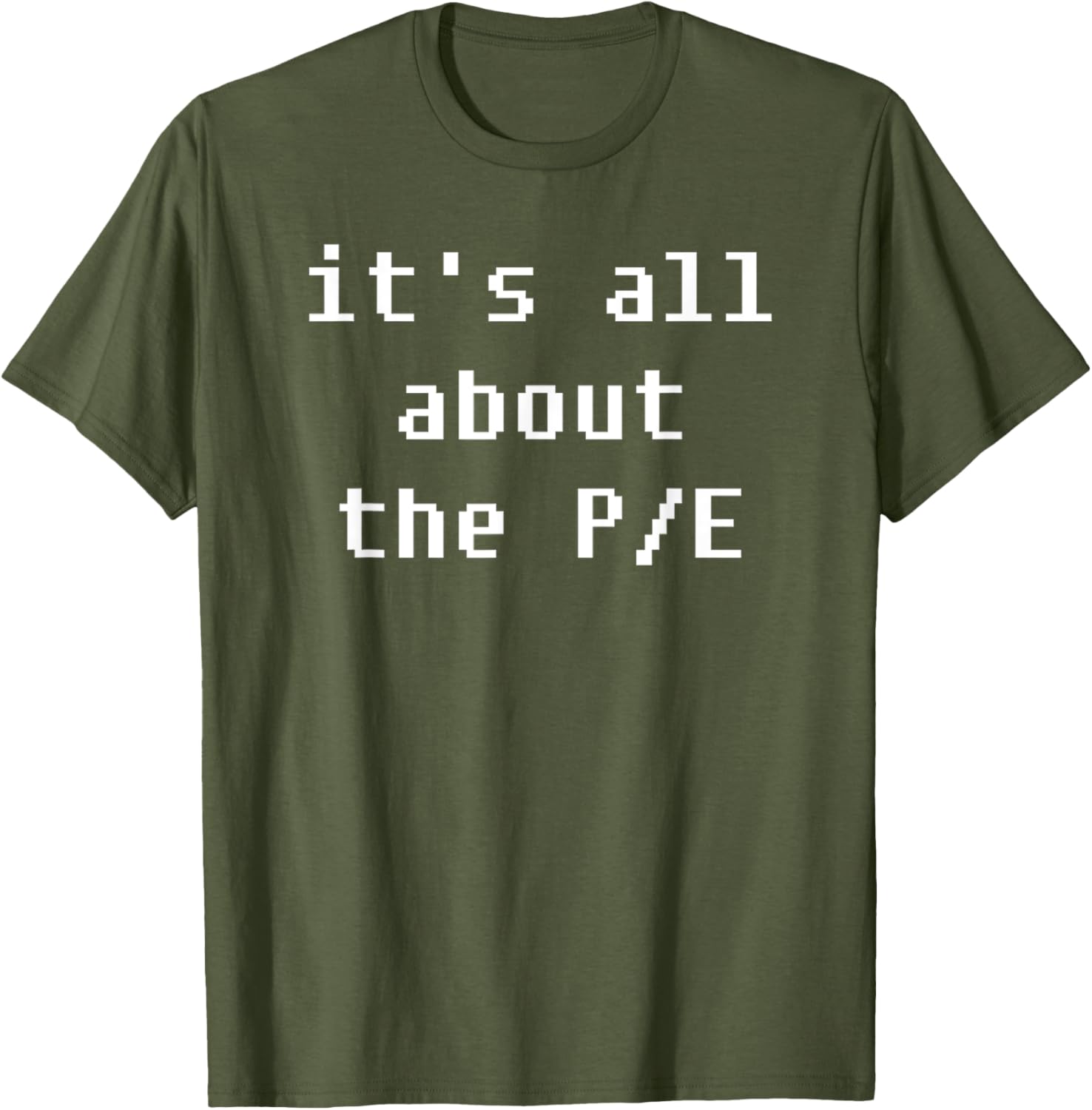 PE Price to Earnings Stock Valuation T-Shirt for Finance Enthusiasts - 20