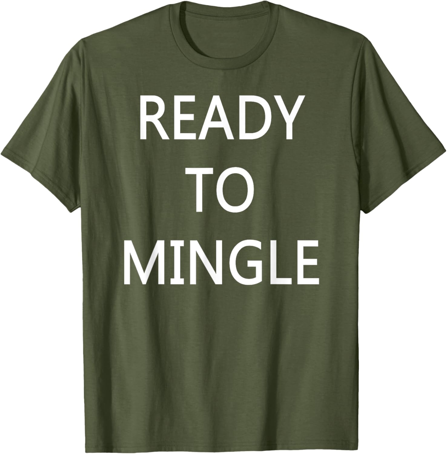 Ready to Mingle Single Status T-Shirt for Fun Lovers and Friends - 24