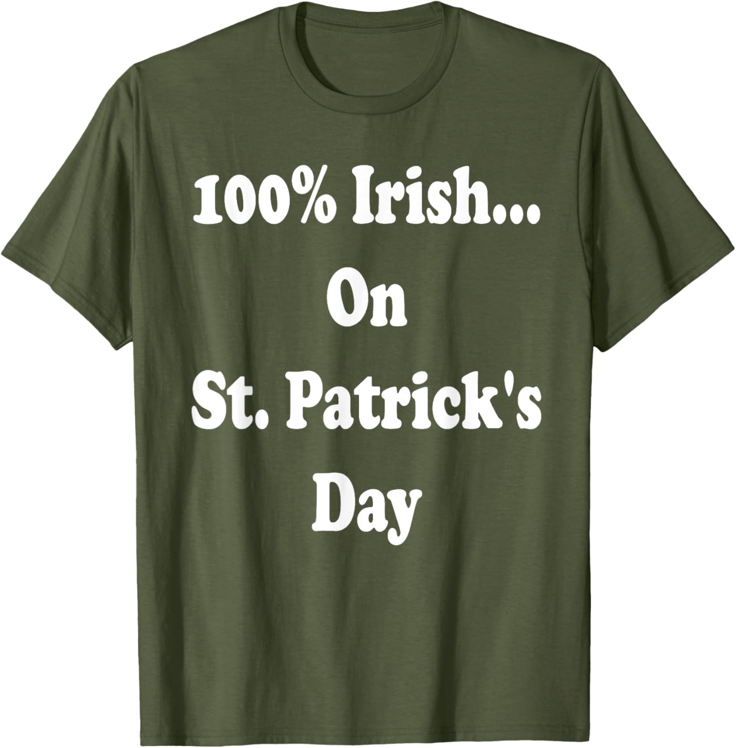 100 Percent Irish St. Patrick's Day T-Shirt for Festive Celebrations - 10