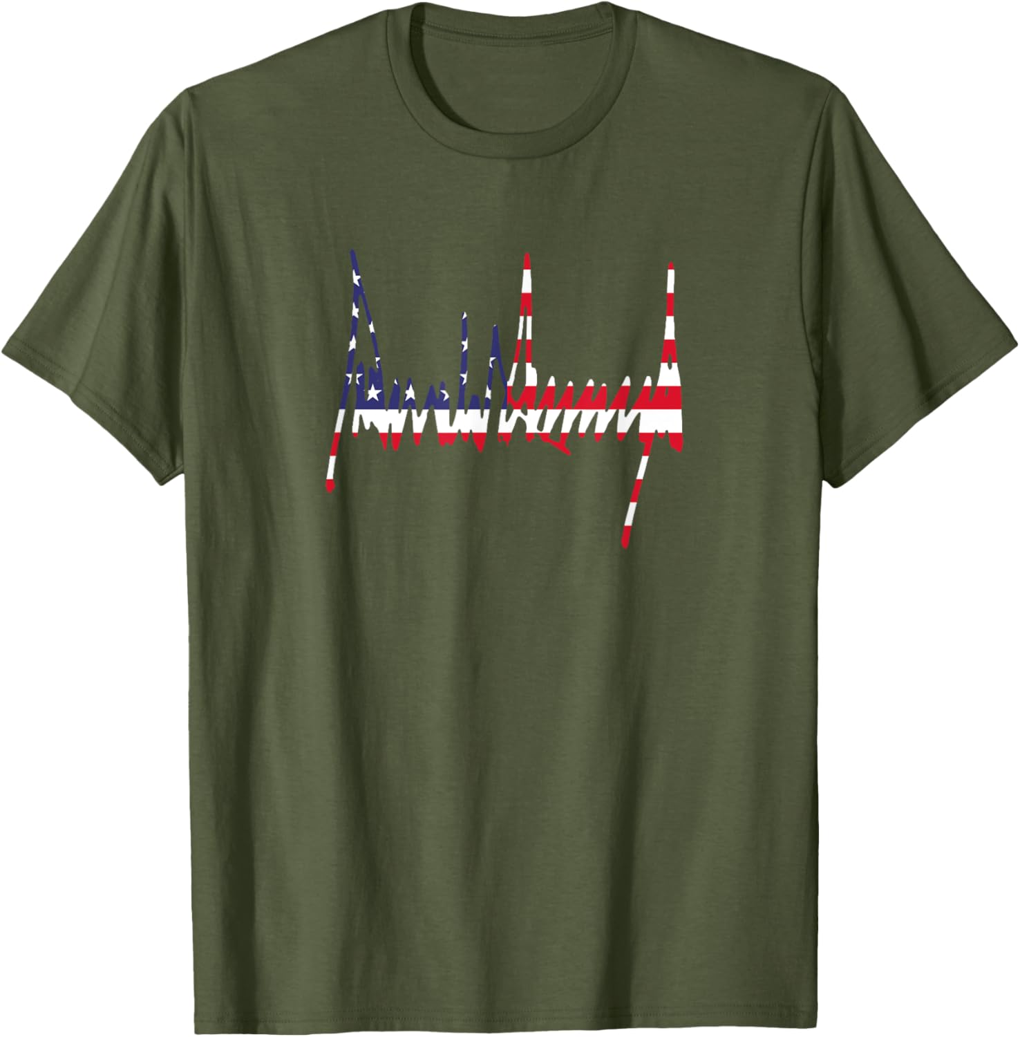 Signature US Flag Number 47 Jersey T-Shirt for 4th of July Celebration - 26