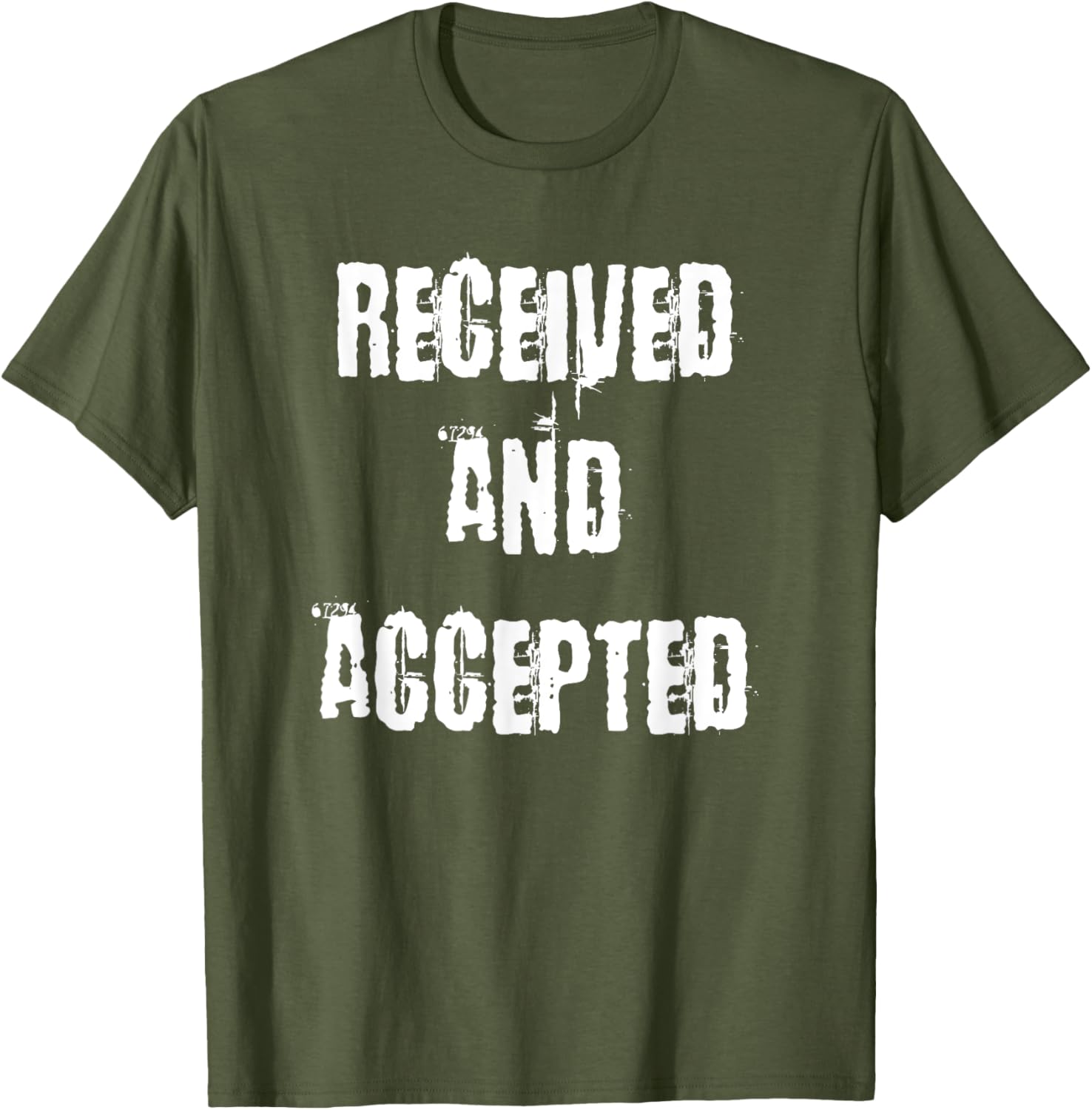 Unique Received and Accepted T-Shirt for Trendy Casual Style - 7