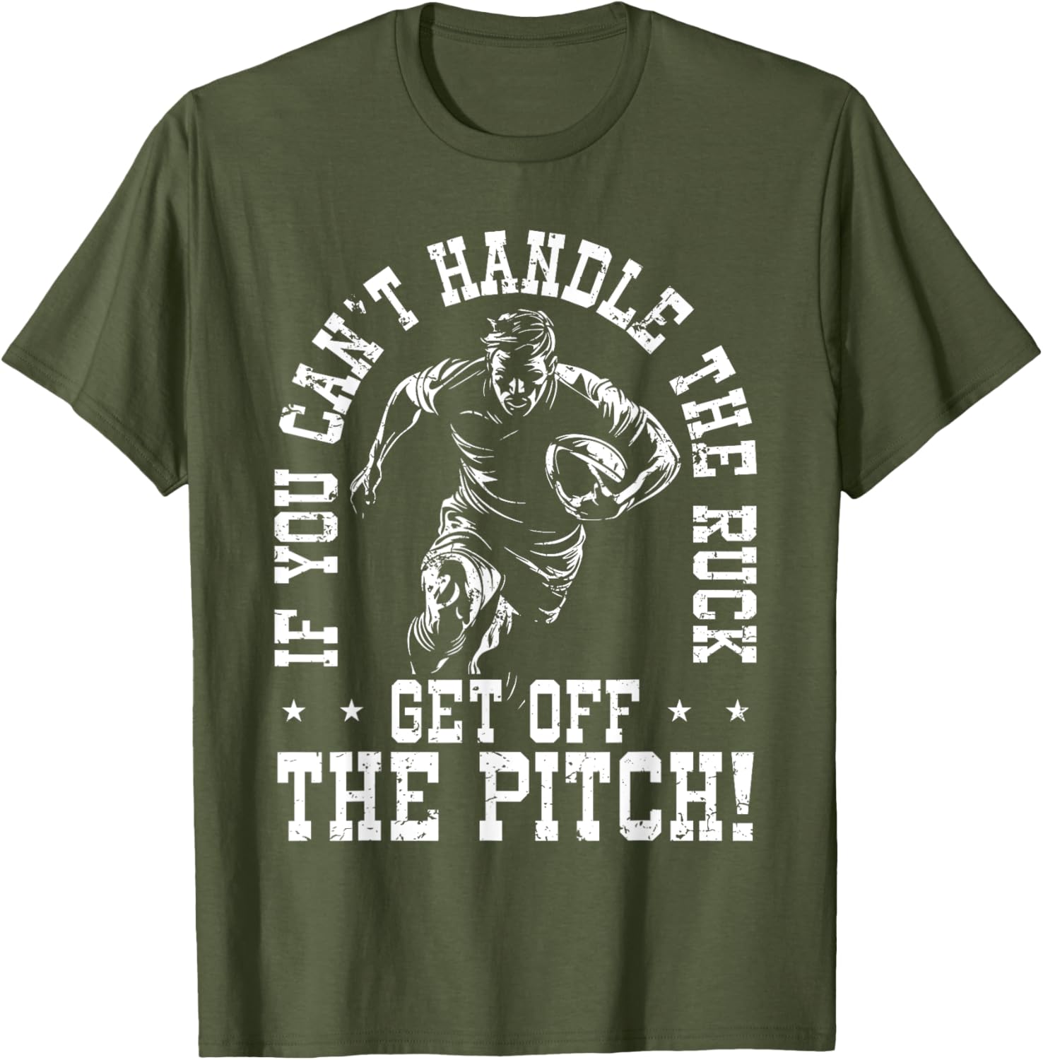 Rugby Player Get Off The Pitch Men's T-Shirt for Sports Enthusiasts - 4
