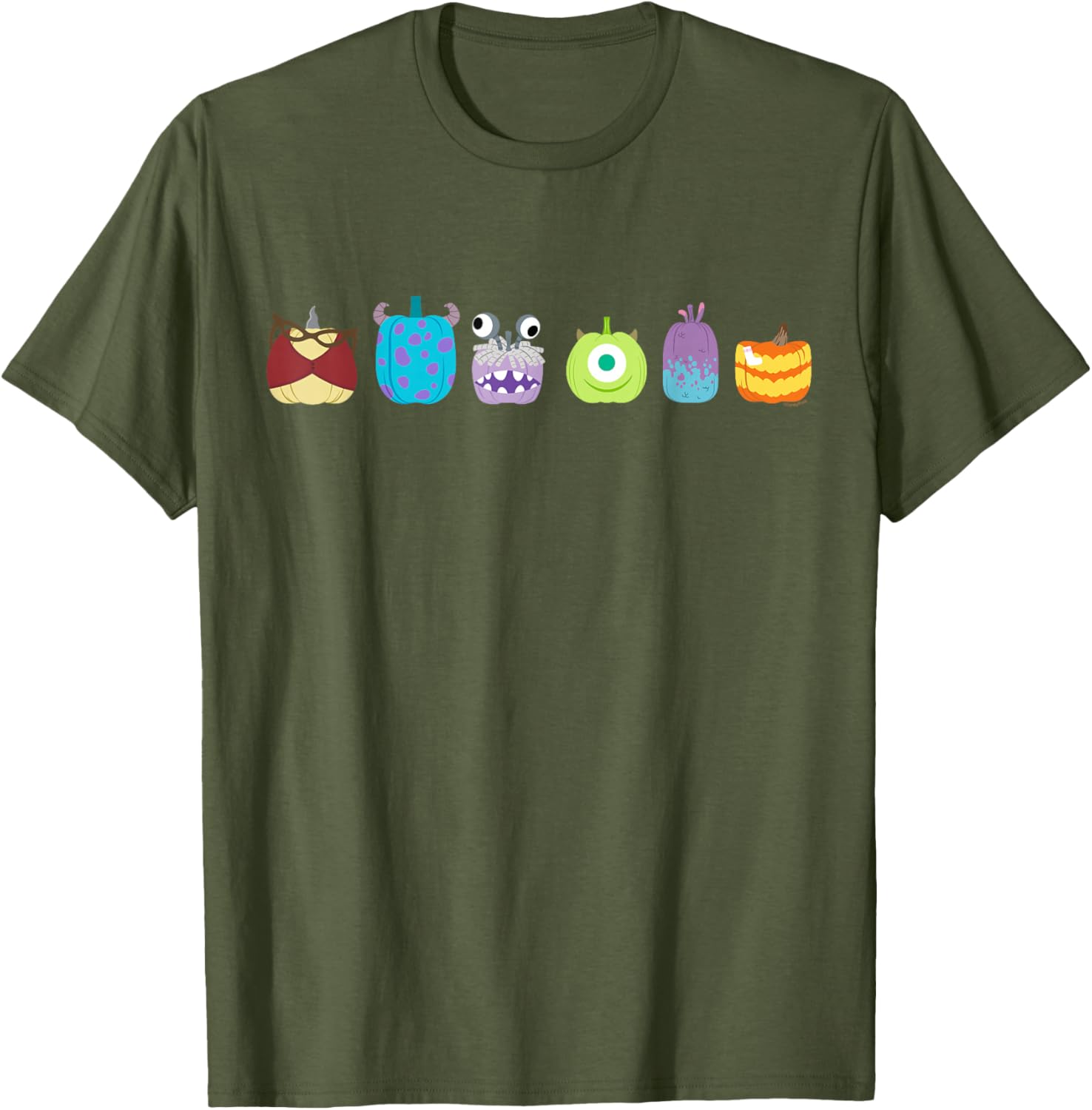 Monsters Inc Halloween Pumpkin T-Shirt for Kids and Adults Fun Apparel - 22