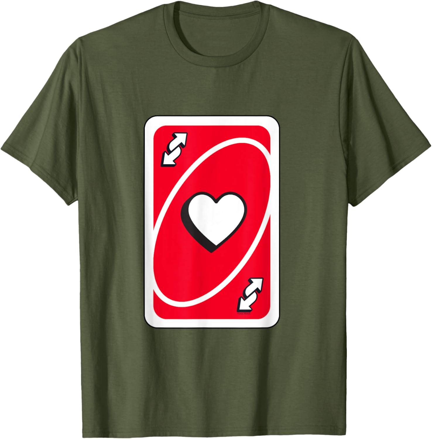 UNO Valentine's Day Red Reverse Card T-Shirt for Fun Celebrations - 14