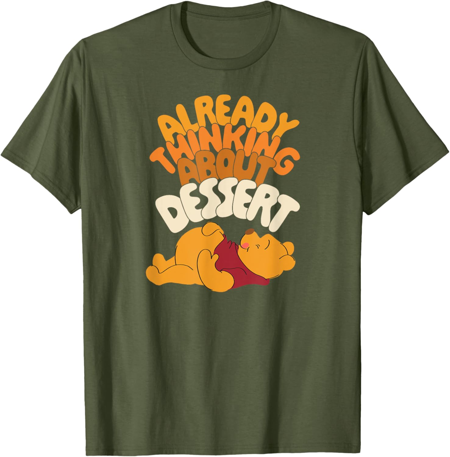 Winnie the Pooh Thanksgiving Dessert T-Shirt for Cozy Family Gatherings - 3