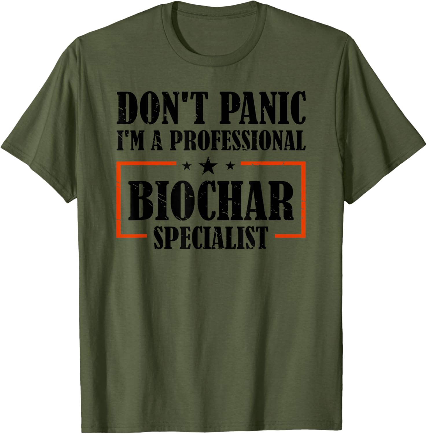 Professional Biochar Specialist T-Shirt Don't Panic Eco-Friendly Fashion - 9