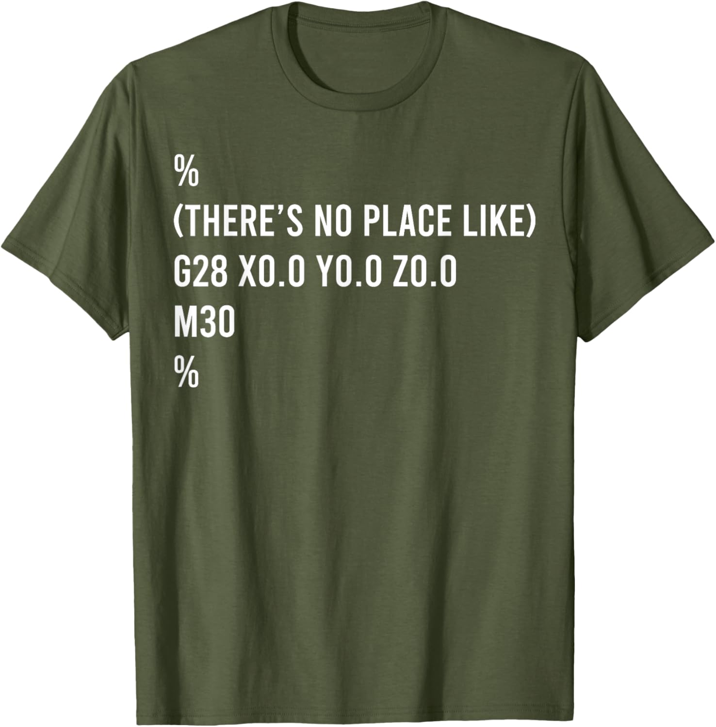 There's No Place Like G28 T-Shirt - Fun Graphic Tee for Everyday Wear - 13