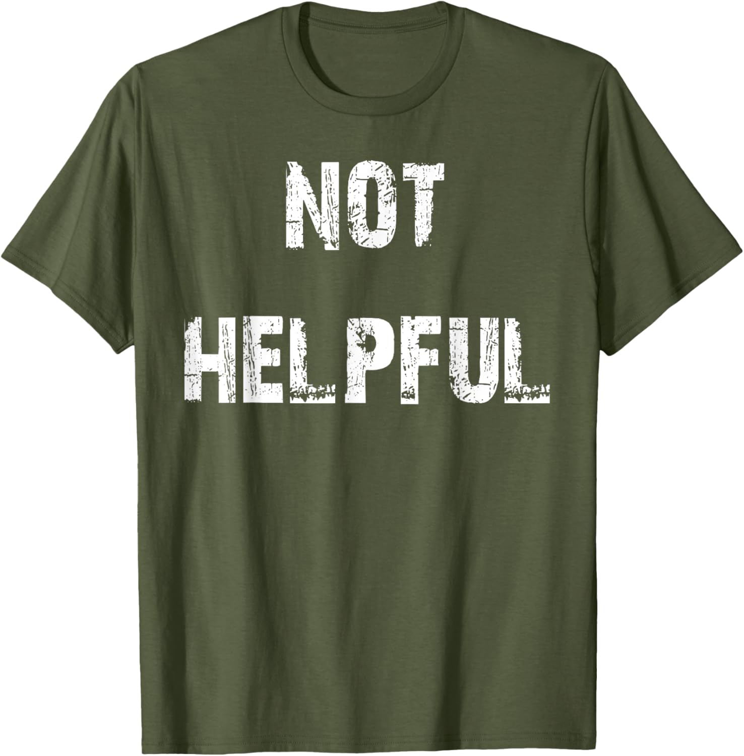 Not Helpful T-Shirt Funny Graphic Tee for Casual Outfits and Gifts - 1