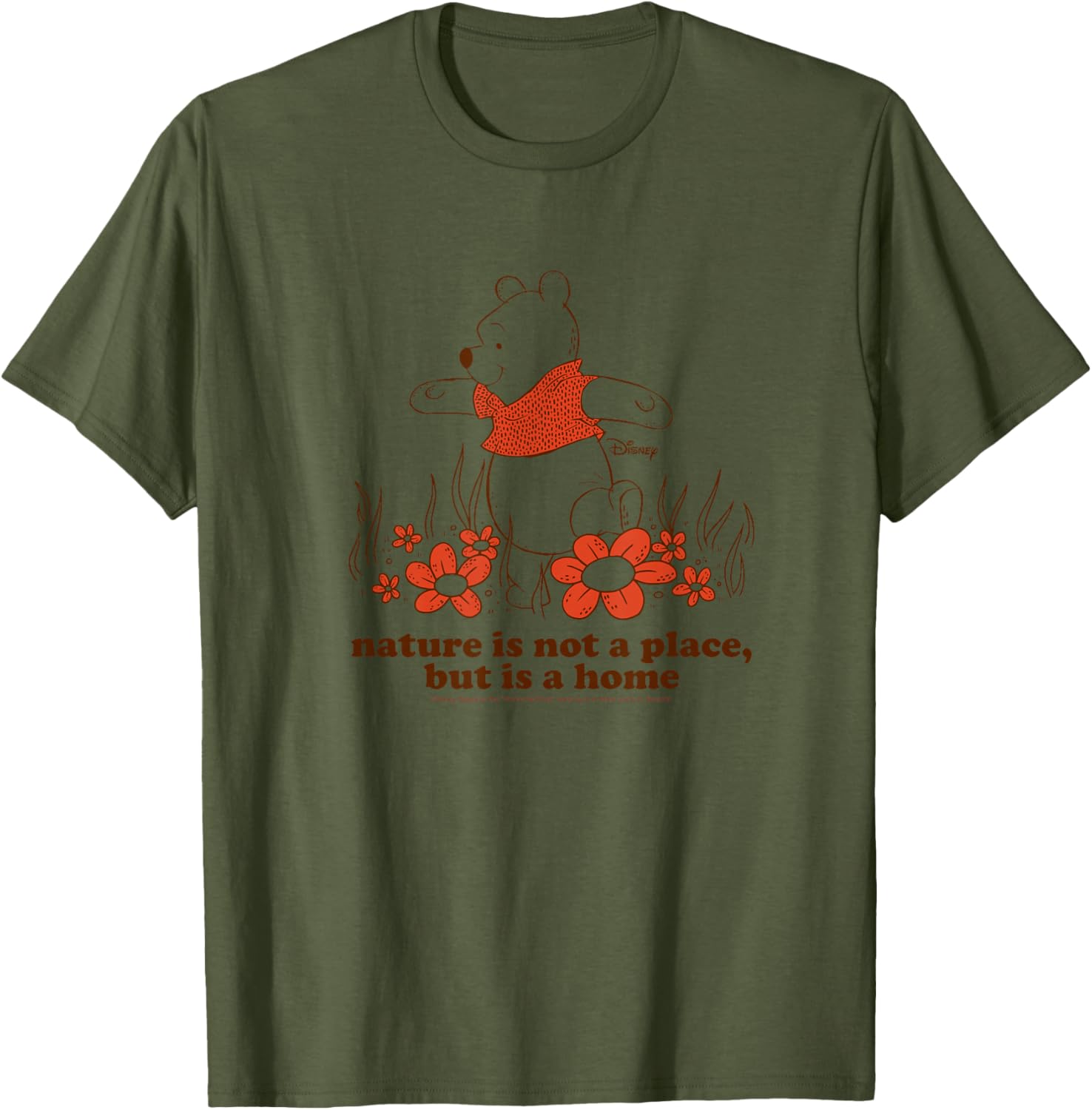 Winnie The Pooh Nature T-Shirt Cozy Home Inspired Apparel for All - 8