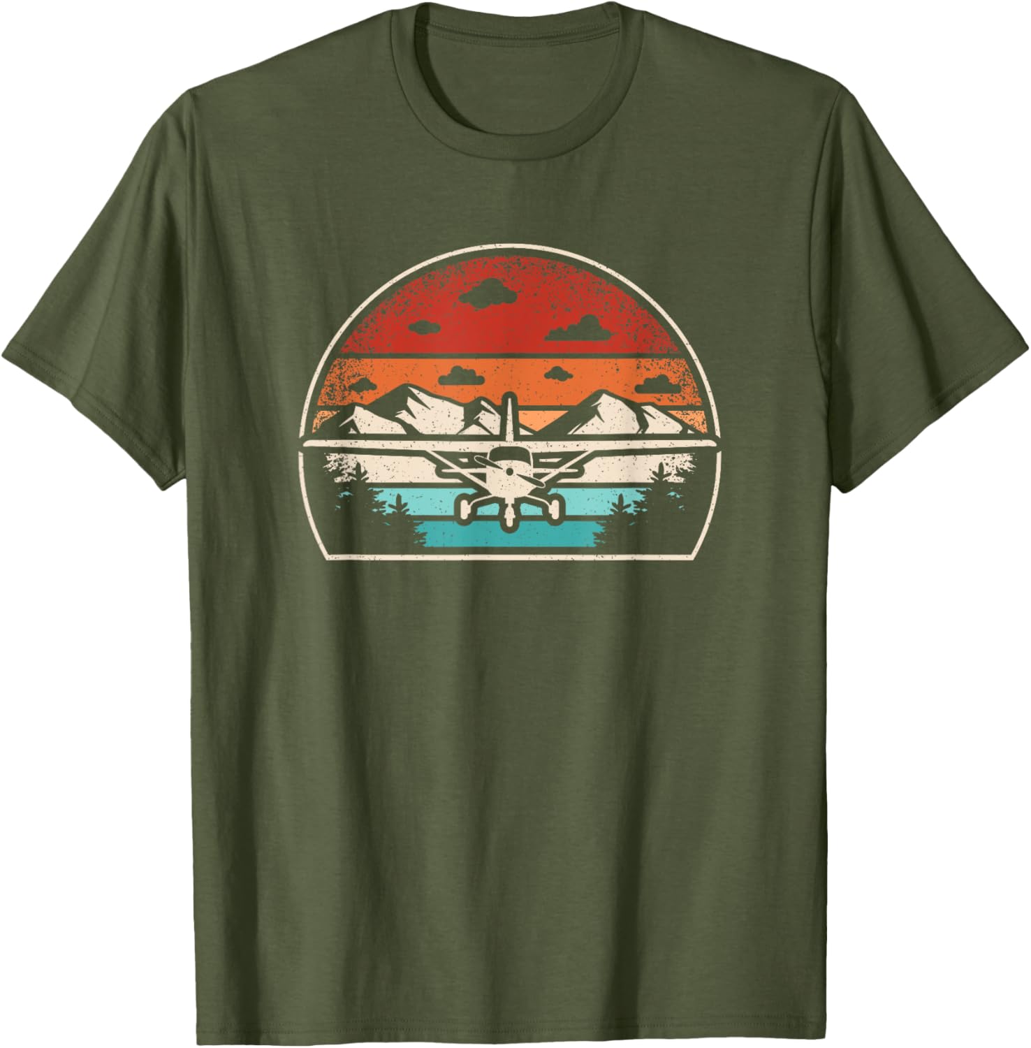 Retro Airplane Pilot T-Shirt for Men - Perfect Gift for Aviation Lovers - 1