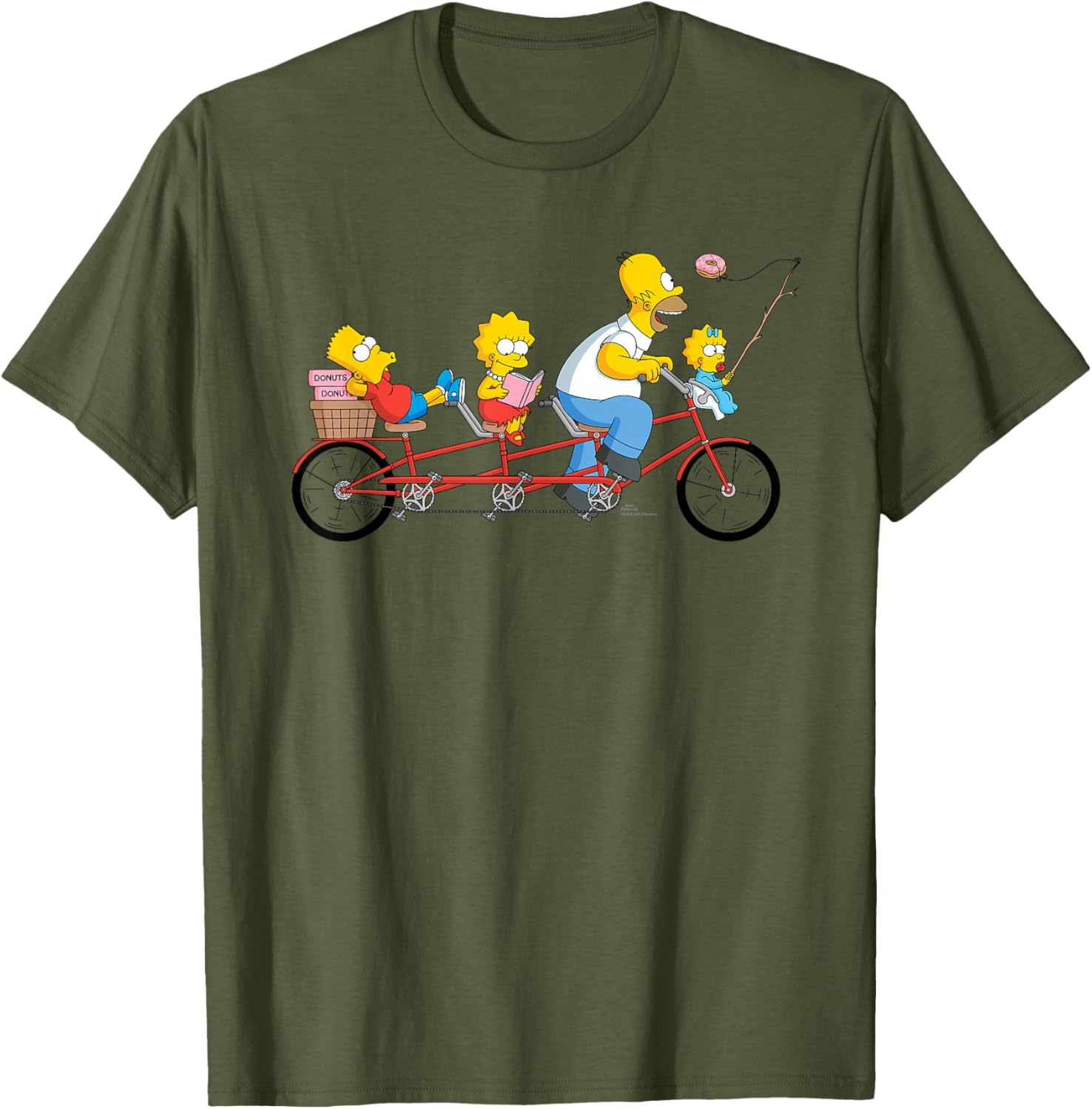 The Simpsons Father's Day Homer Kids Bike Ride T-Shirt for Dad - 18