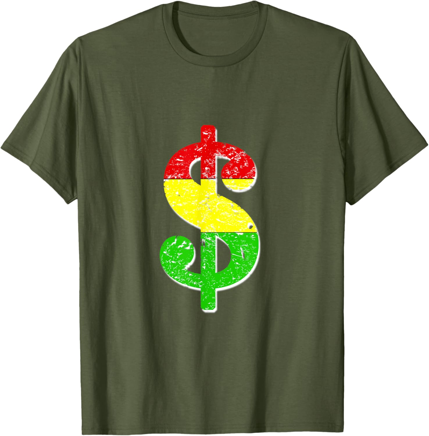 Rasta Dolla Bill Ya'll Graphic T-Shirt for Cool and Stylish Outfits - 9
