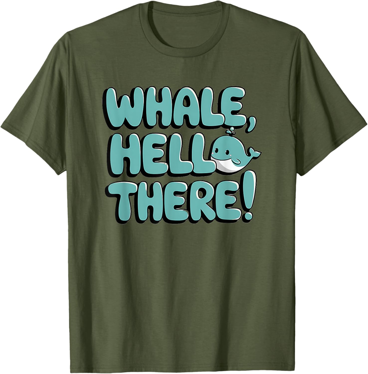 Whale Hello There Cute Ocean Pun T-Shirt for Animal Lovers - 17