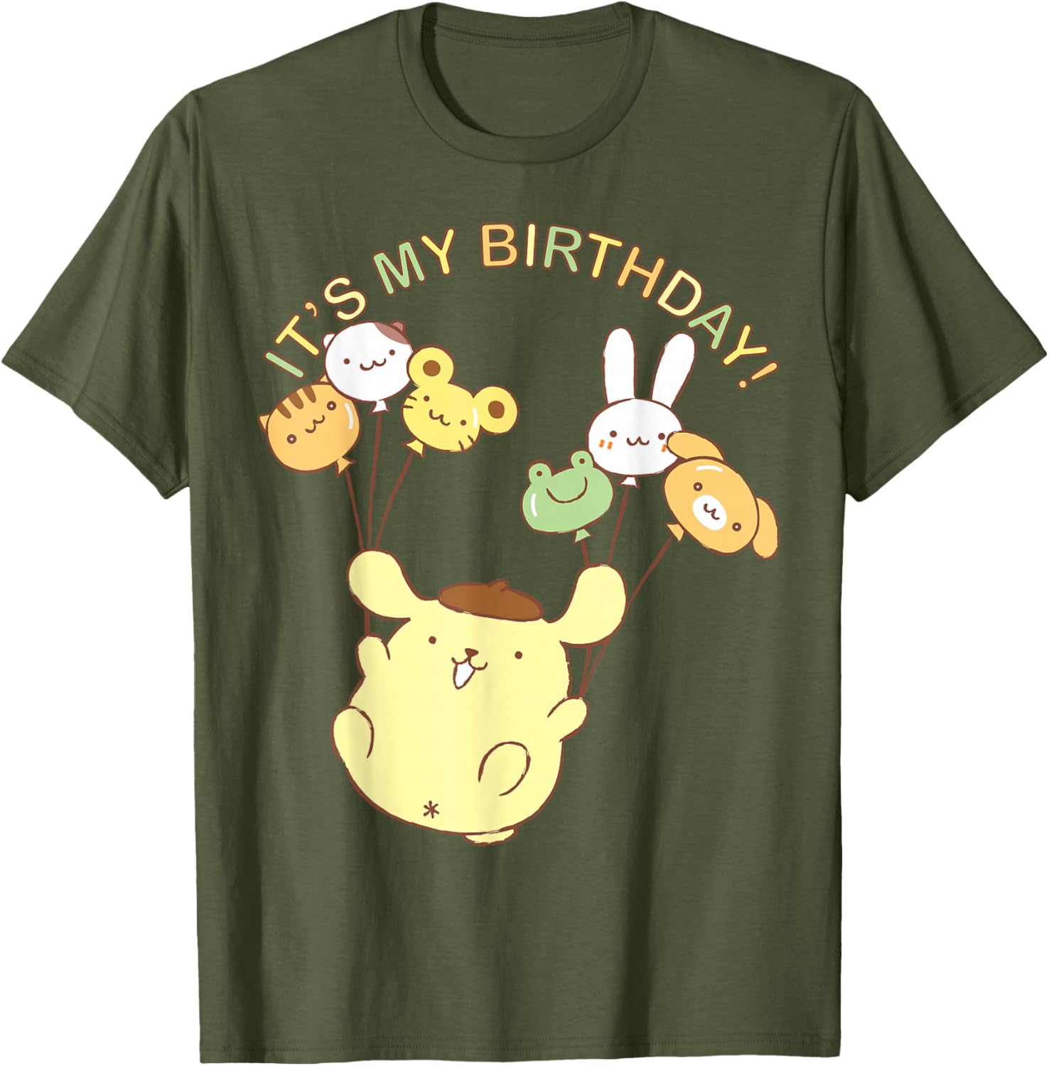 Pompompurin It's My Birthday T-Shirt Cute Design for Celebrations - 15