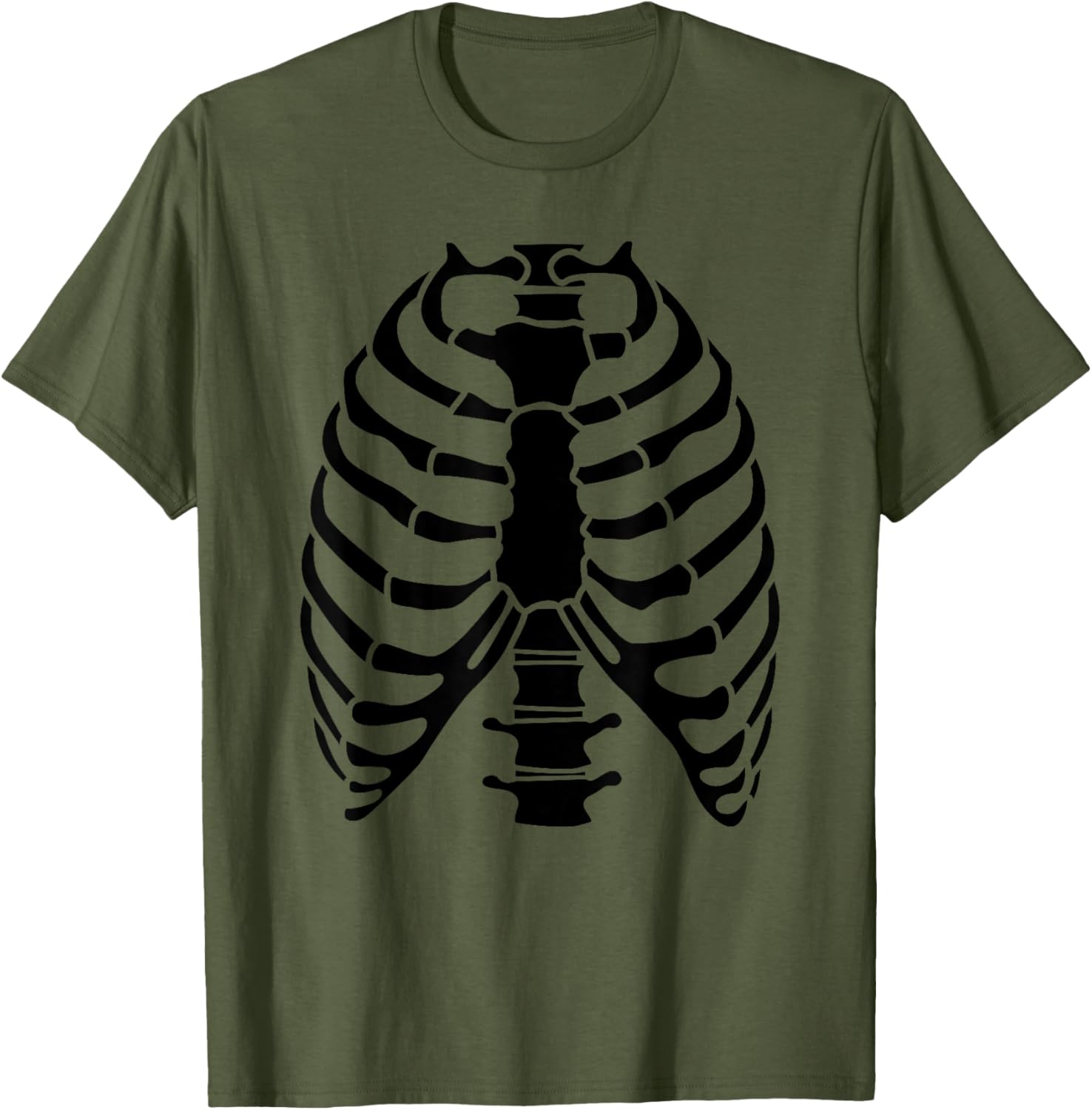 Skeleton Rib Cage Halloween Costume T-Shirt for Fun Celebrations - 21