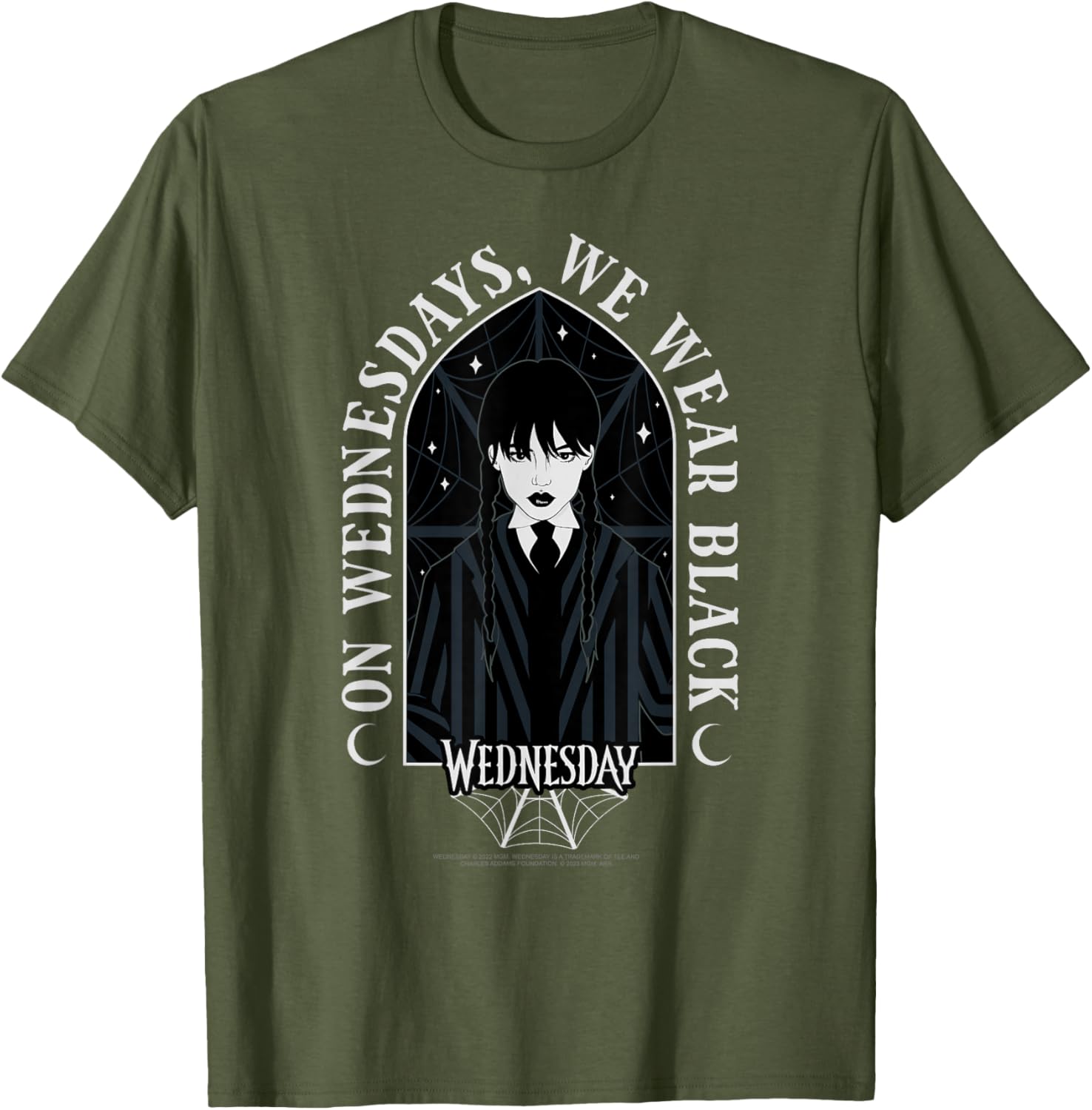 Wednesday On Wednesdays We Wear Black Goth T-Shirt for Stylish Looks - 11