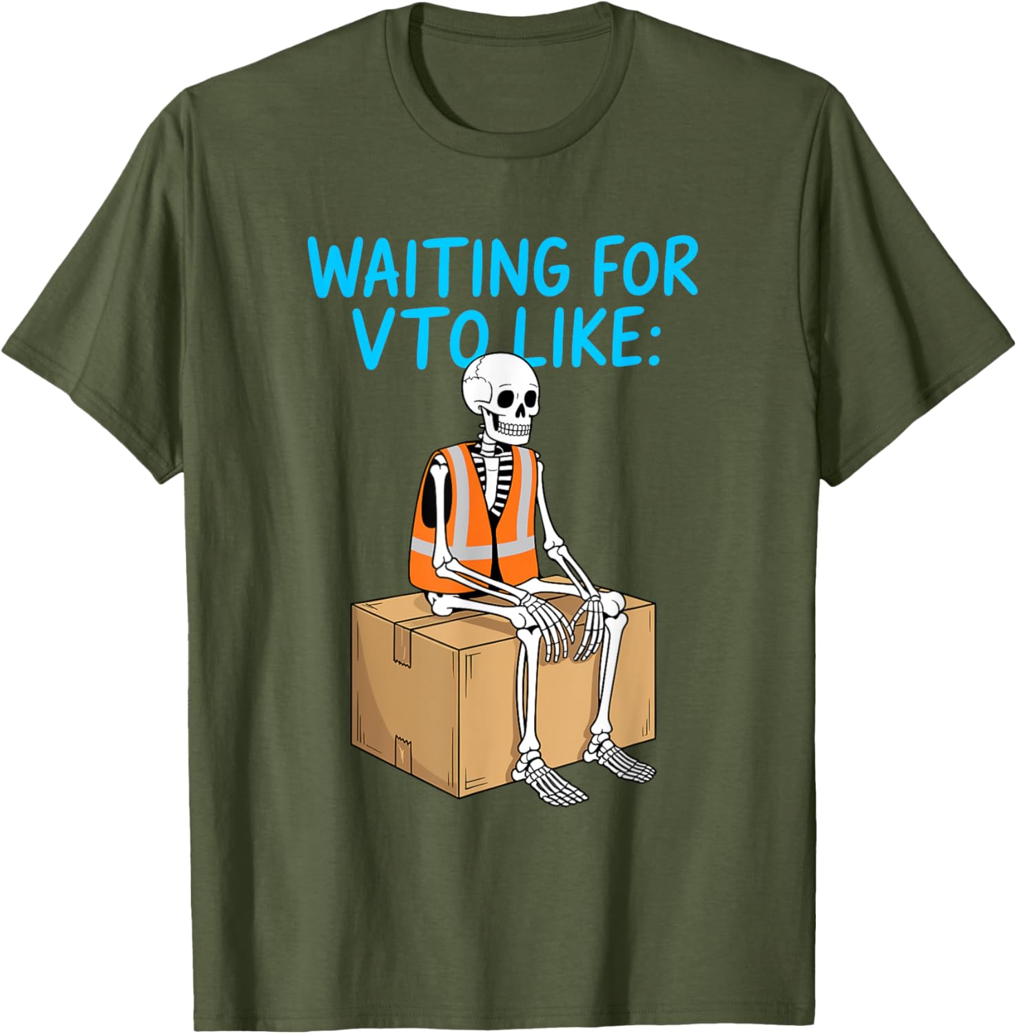 VTO Coworker Associate Skeleton T-Shirt for Fun Office Vibes - 23