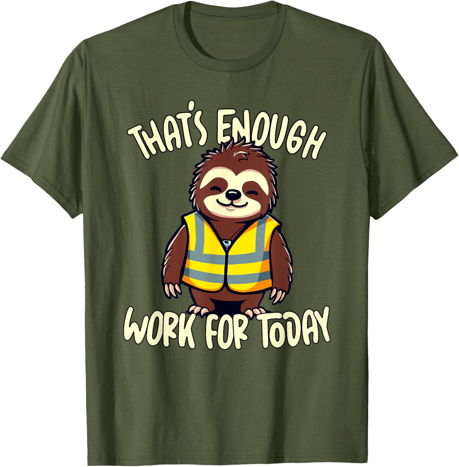 Sloth Lazy Coworker T-Shirt Perfect for a Relaxed Workday Vibes - 14