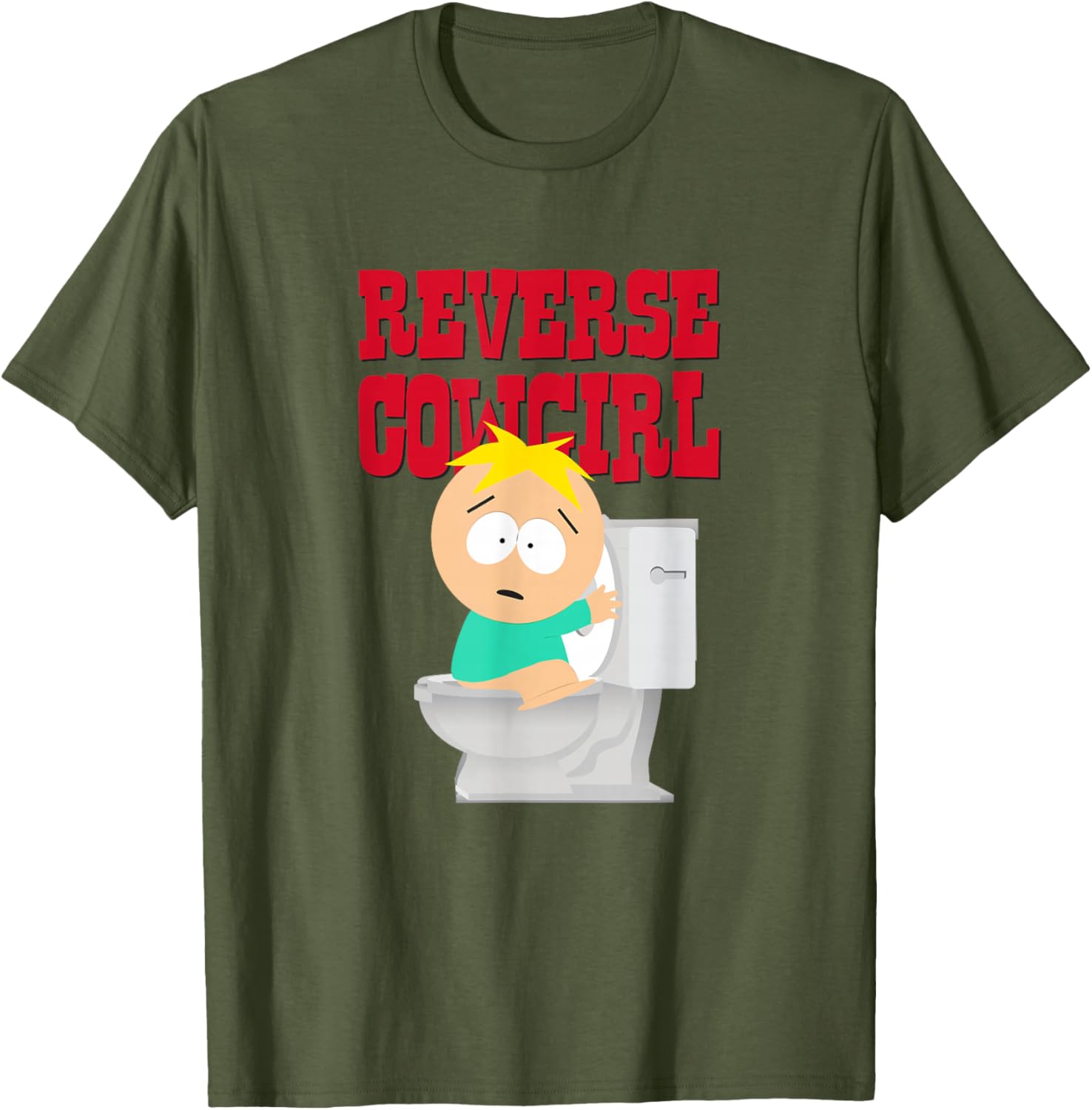 South Park Butters Reverse Cowgirl T-Shirt Fun Graphic Tee for Fans - 4