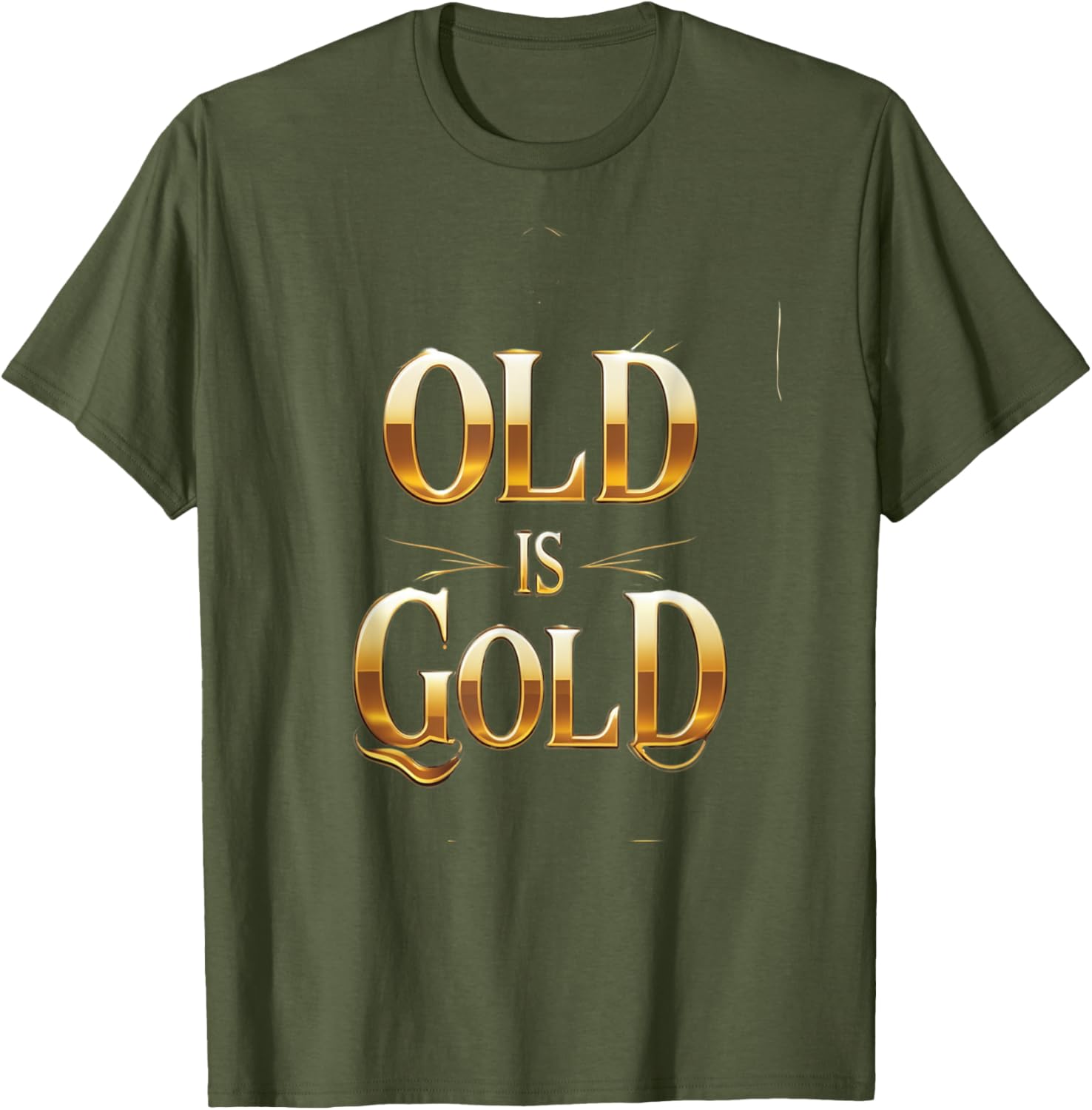 Vintage Vibes 2025 Novelty T-Shirt Old is Gold Classic Style - 5